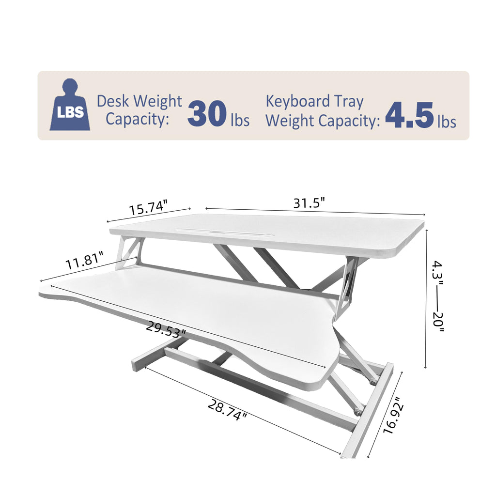 32 Inch Desk Converter