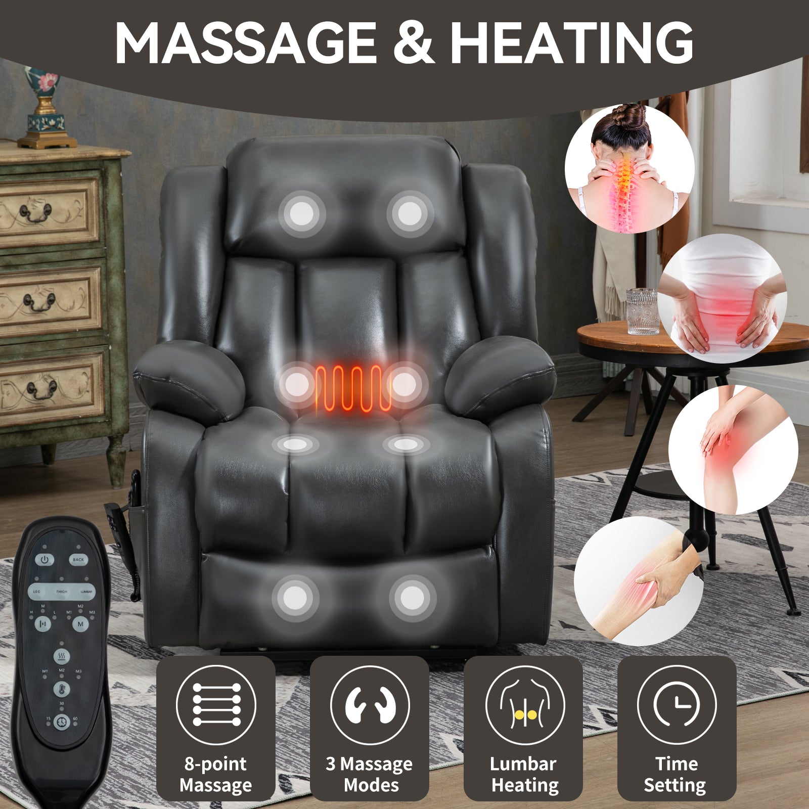 Dual Motor Electric Recliner Chair