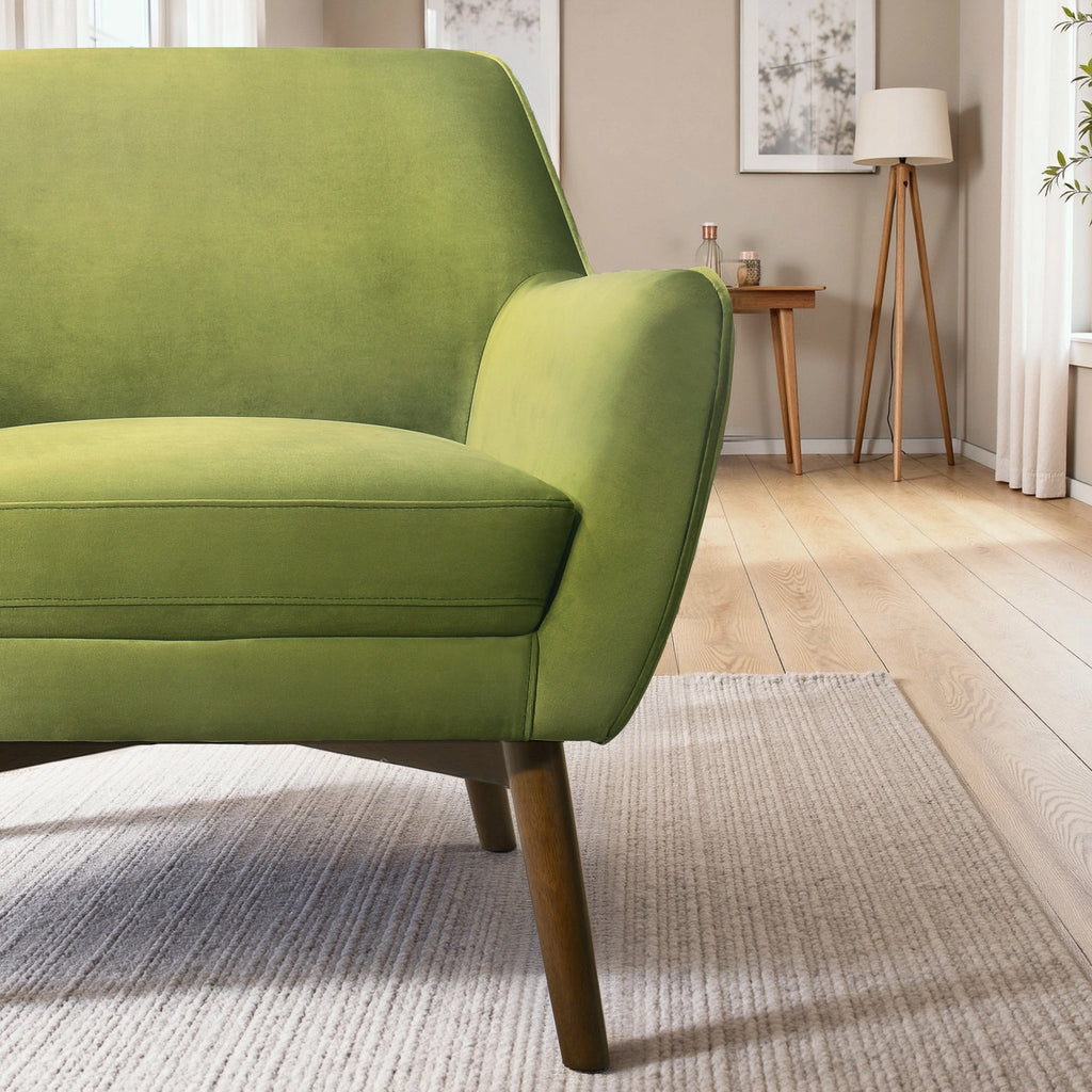 Panom Pistacho Velvet Accent Chair