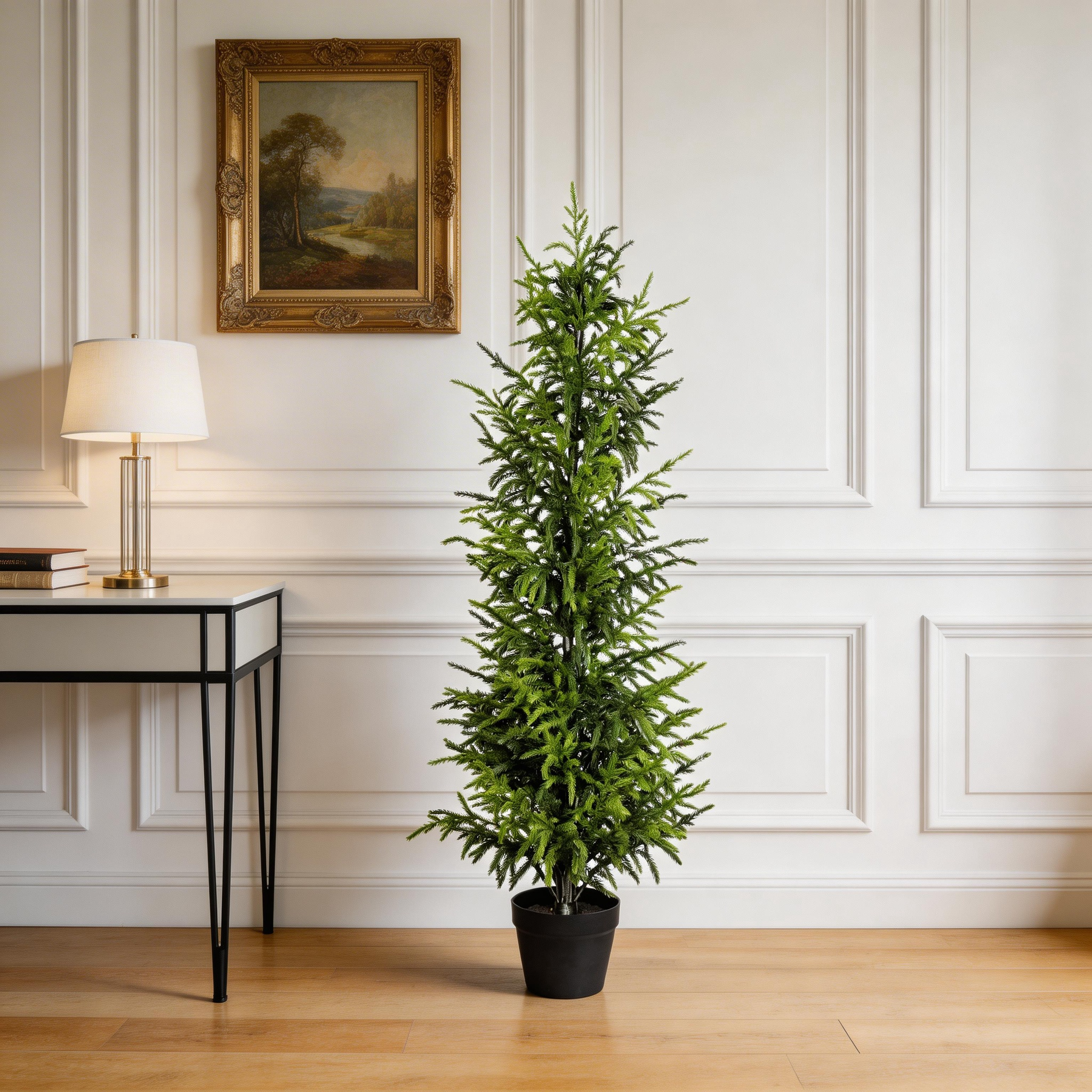4' Artificial Real Touch Pine Tree in