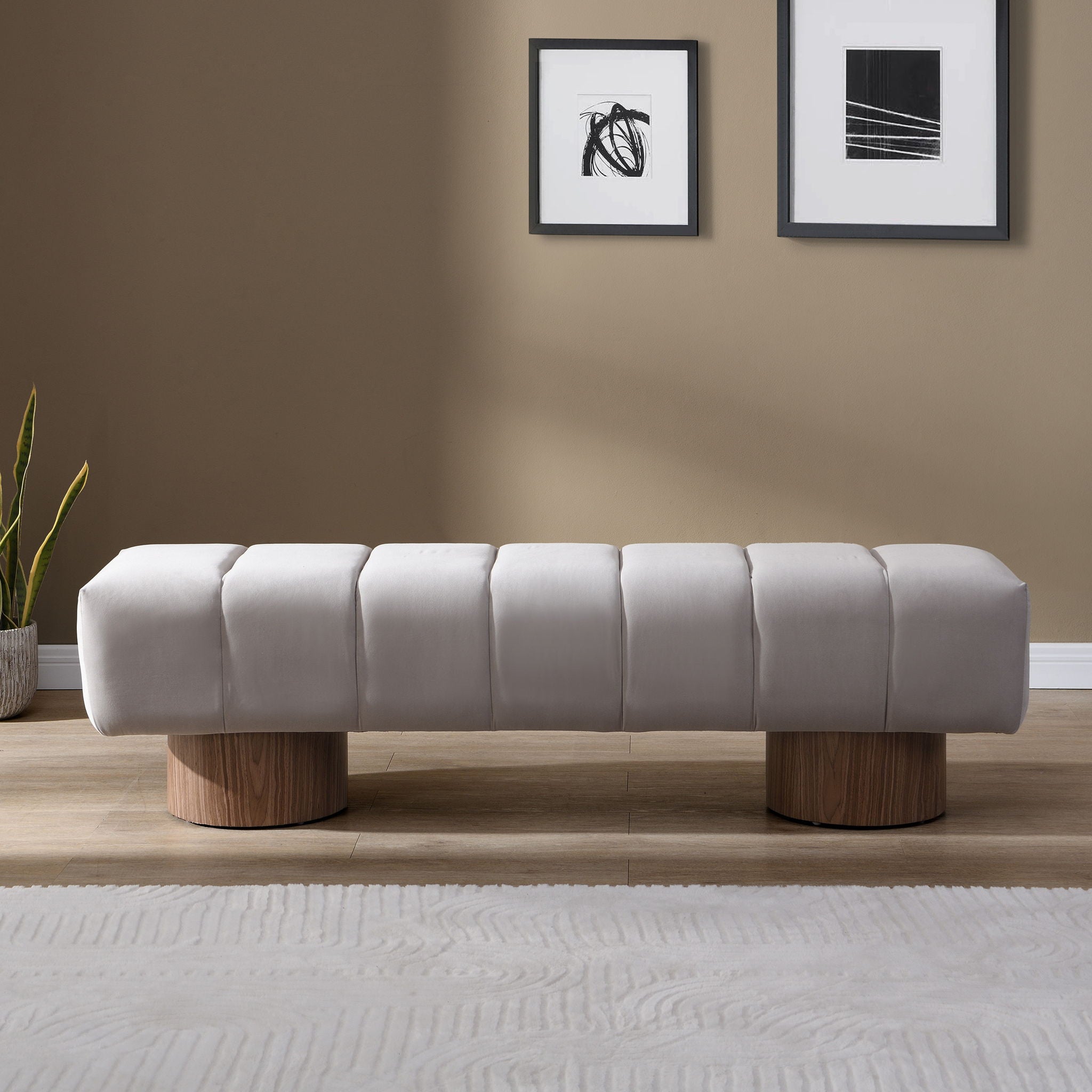 Upholstered Dining Bench For Dining Room