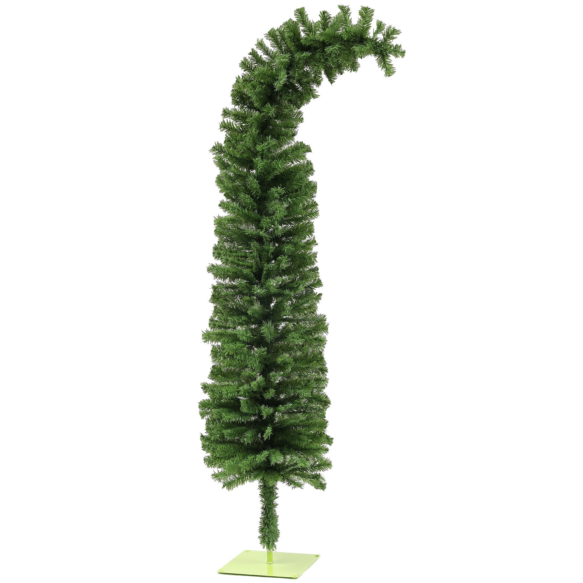 HOMCOM 6ft Whimsical Pencil Christmas Tree