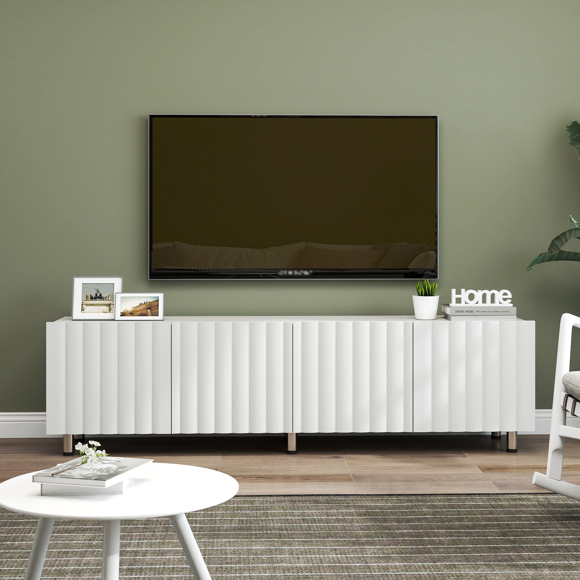 Modern TV Stand for 65+ Inch TV