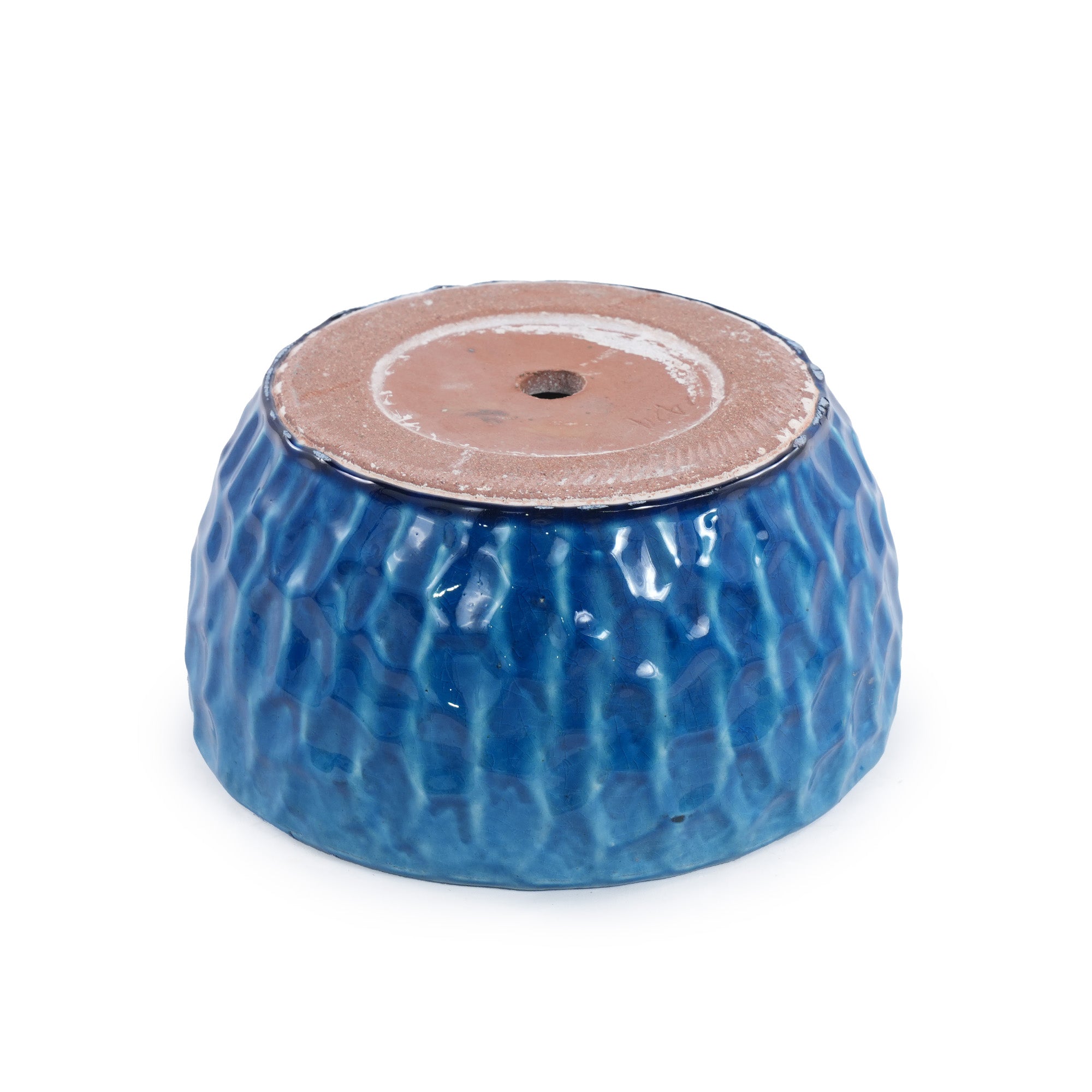 Handmade Ceramic Planter Set of 3 in Glossy Lake