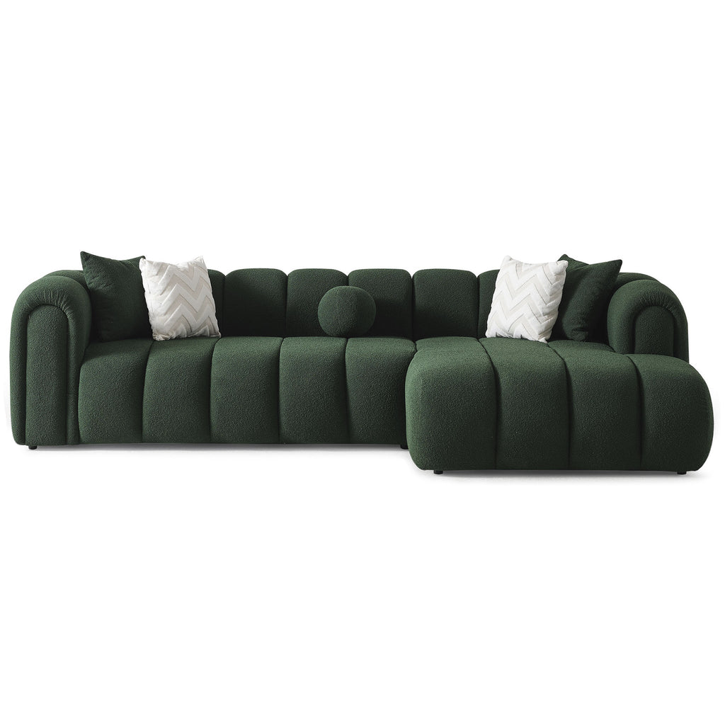 Beatrice Modern Tufted Dark Sectional