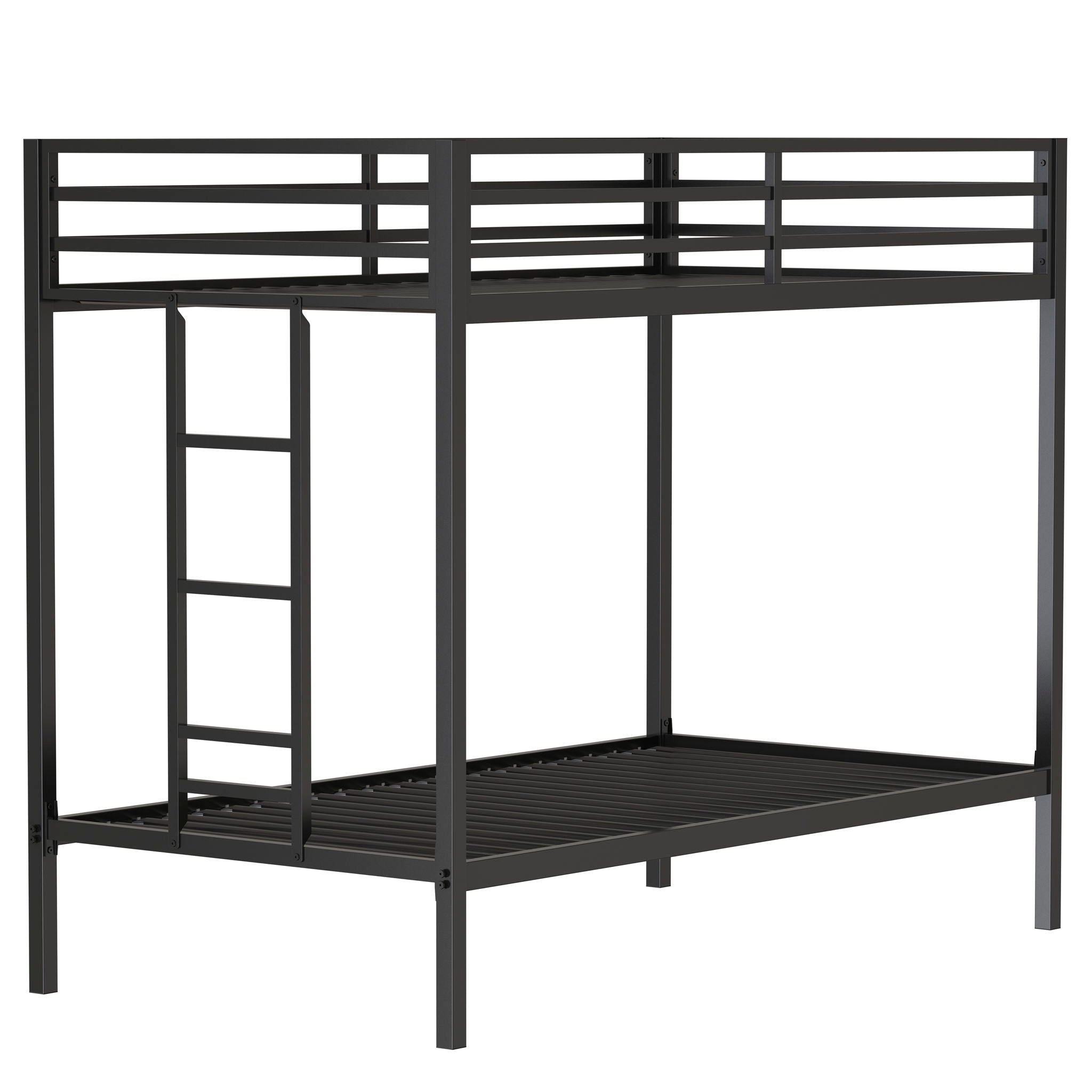 Adam - Twin Over Twin Bunk Bed - Black