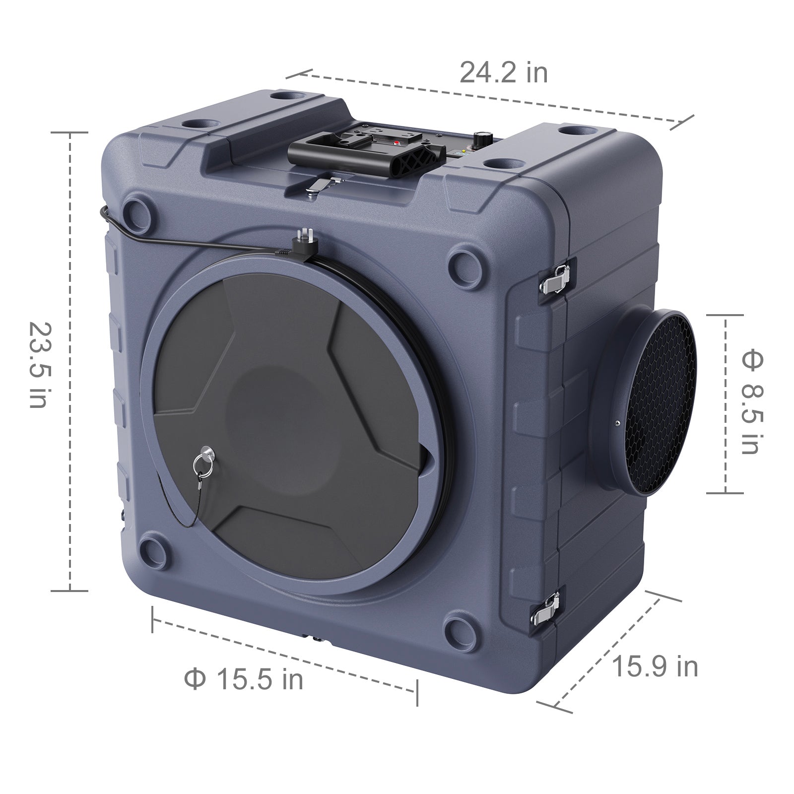 Air Scrubber with 3-Stage Filtration, Stackable Negative Air Machine 800 CFM