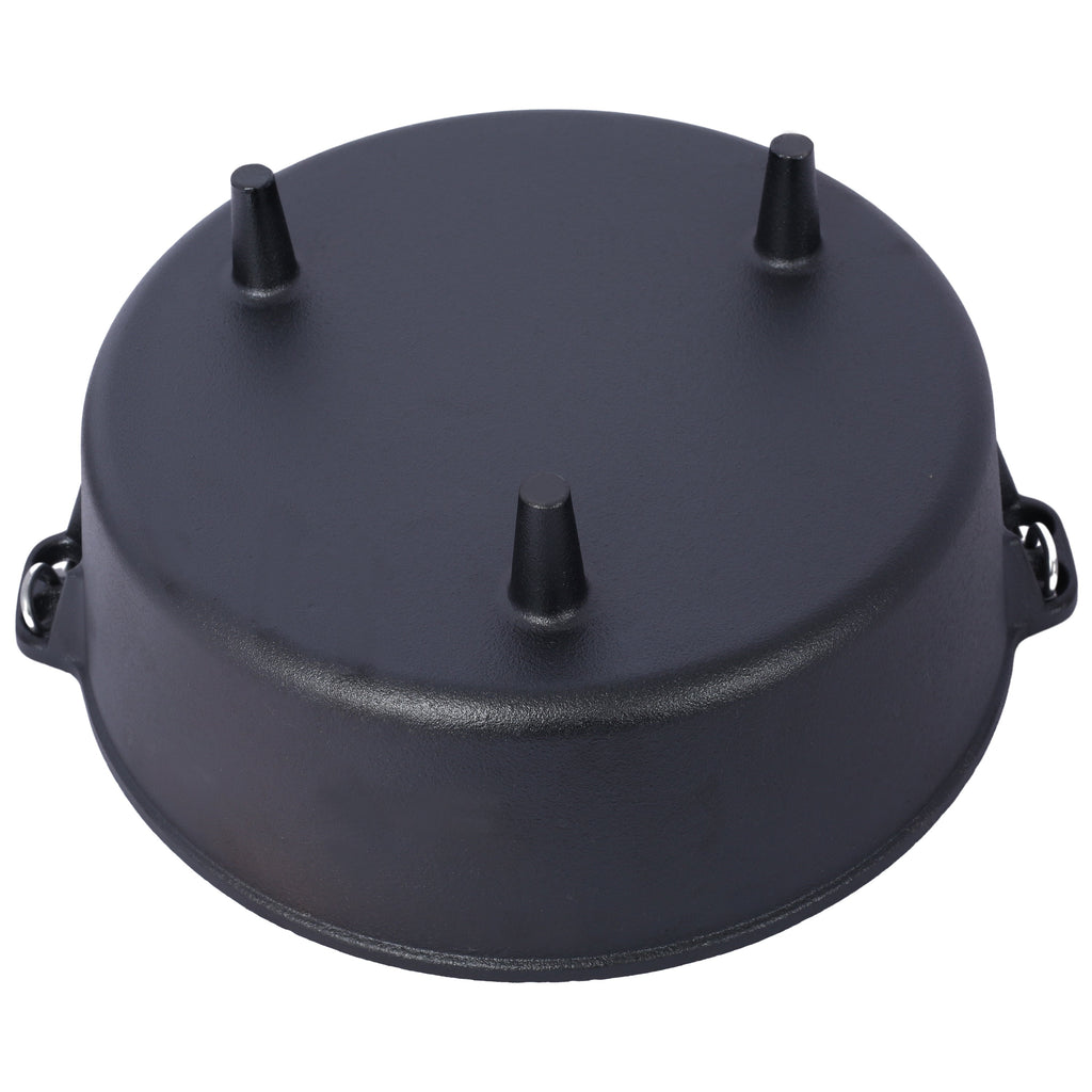 Pre-Seasoned Cast Iron Dutch Oven With Skillet Lid