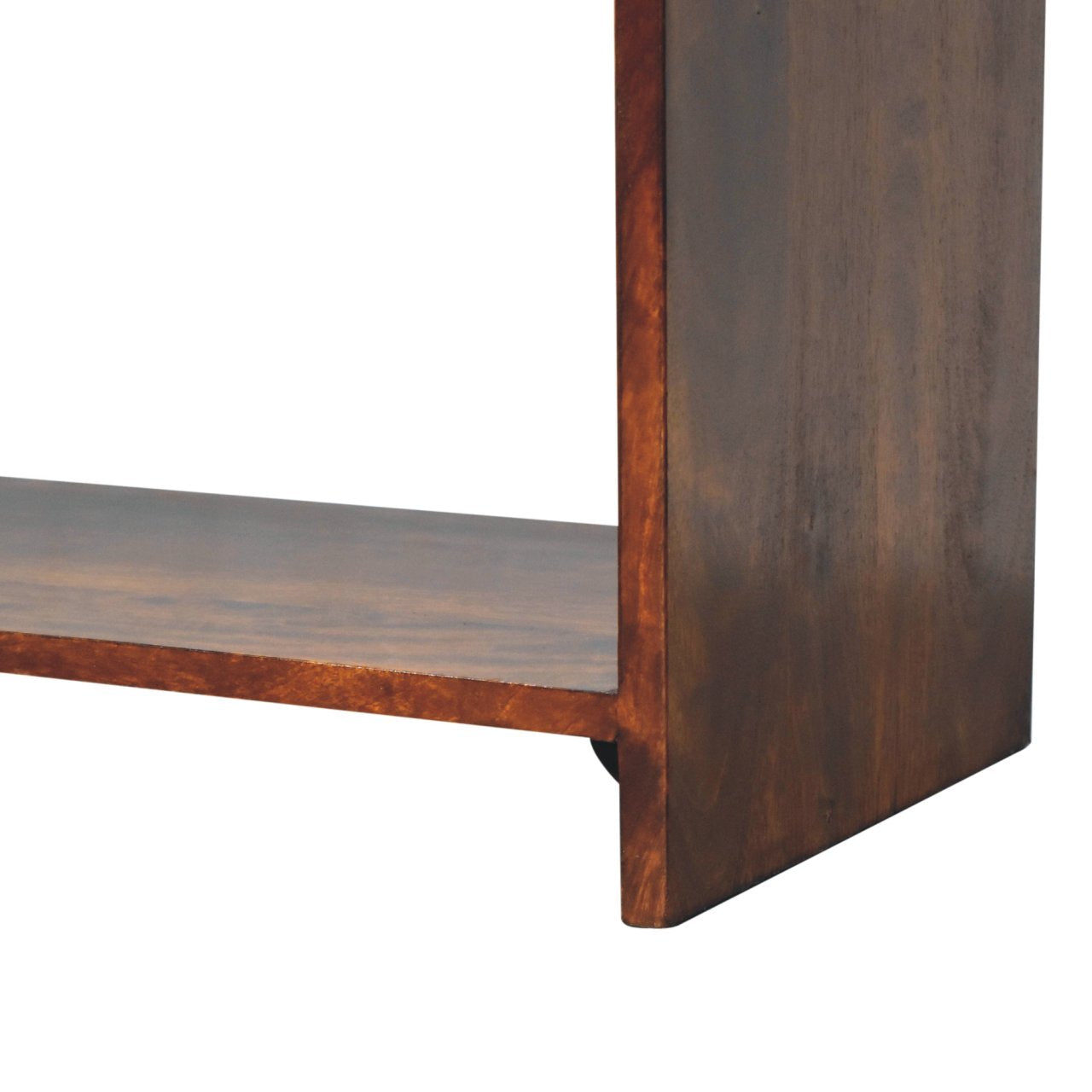 Solid Wood Aspen Slim Media Unit, 3-Drawers, Open Slot
