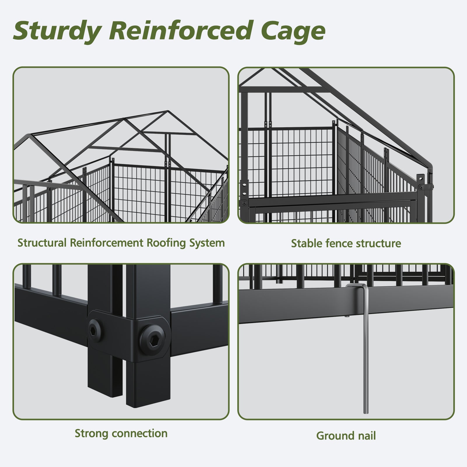 Large Dog Kennel Outdoor Pet Pens
