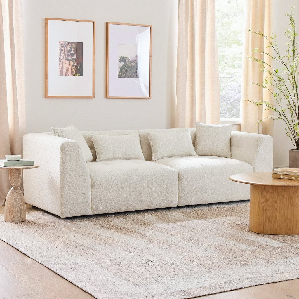 Jefferson Soft Chenille Modern Sofa