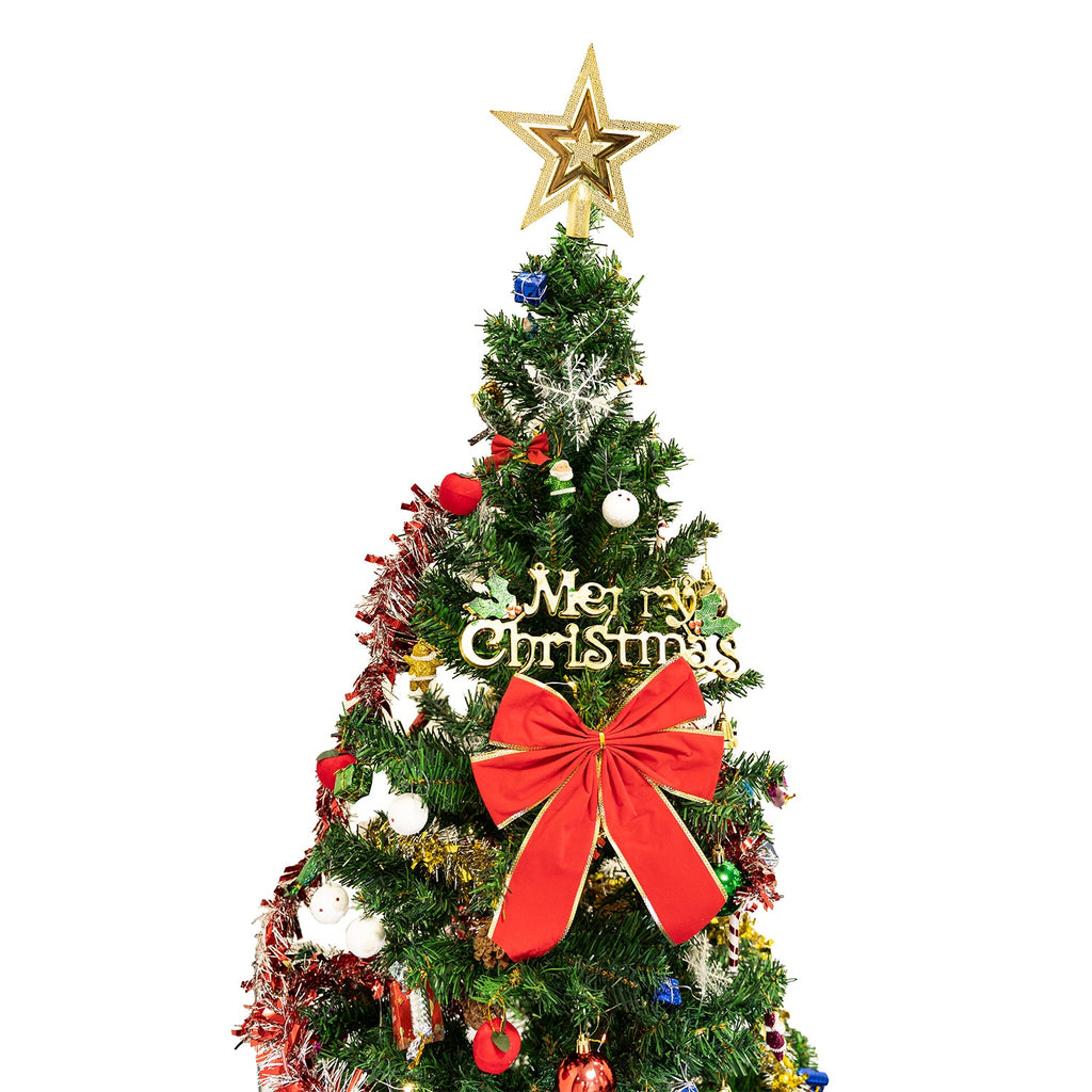 6ft Artificial Christmas Tree with LED Energy-Saving Lights