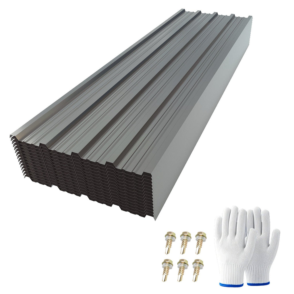 15 Pcs Heavy Duty Waterproof Metal Roofing Panels