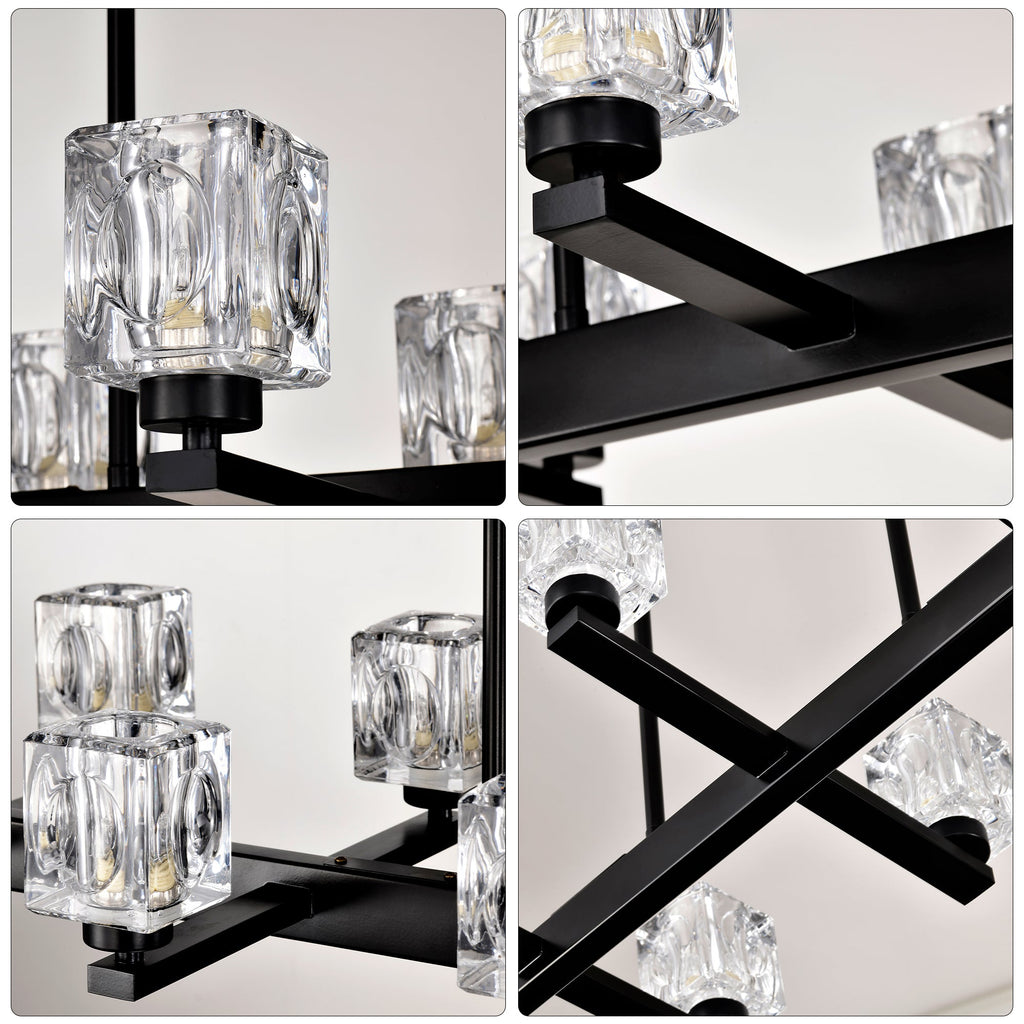 10-Light Chandelier for Dining Room
