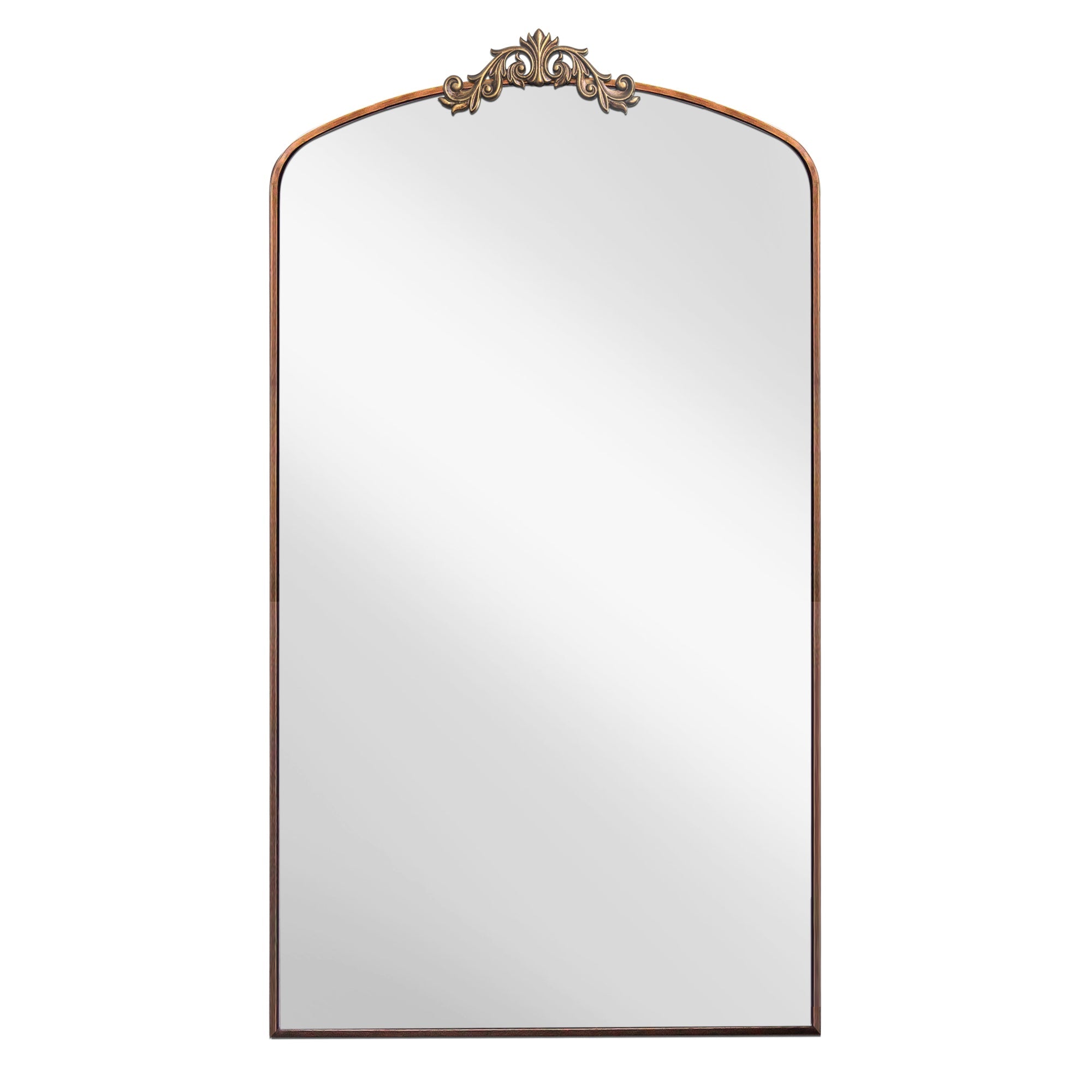 Vintage Ornate Arched Full Length Mirror