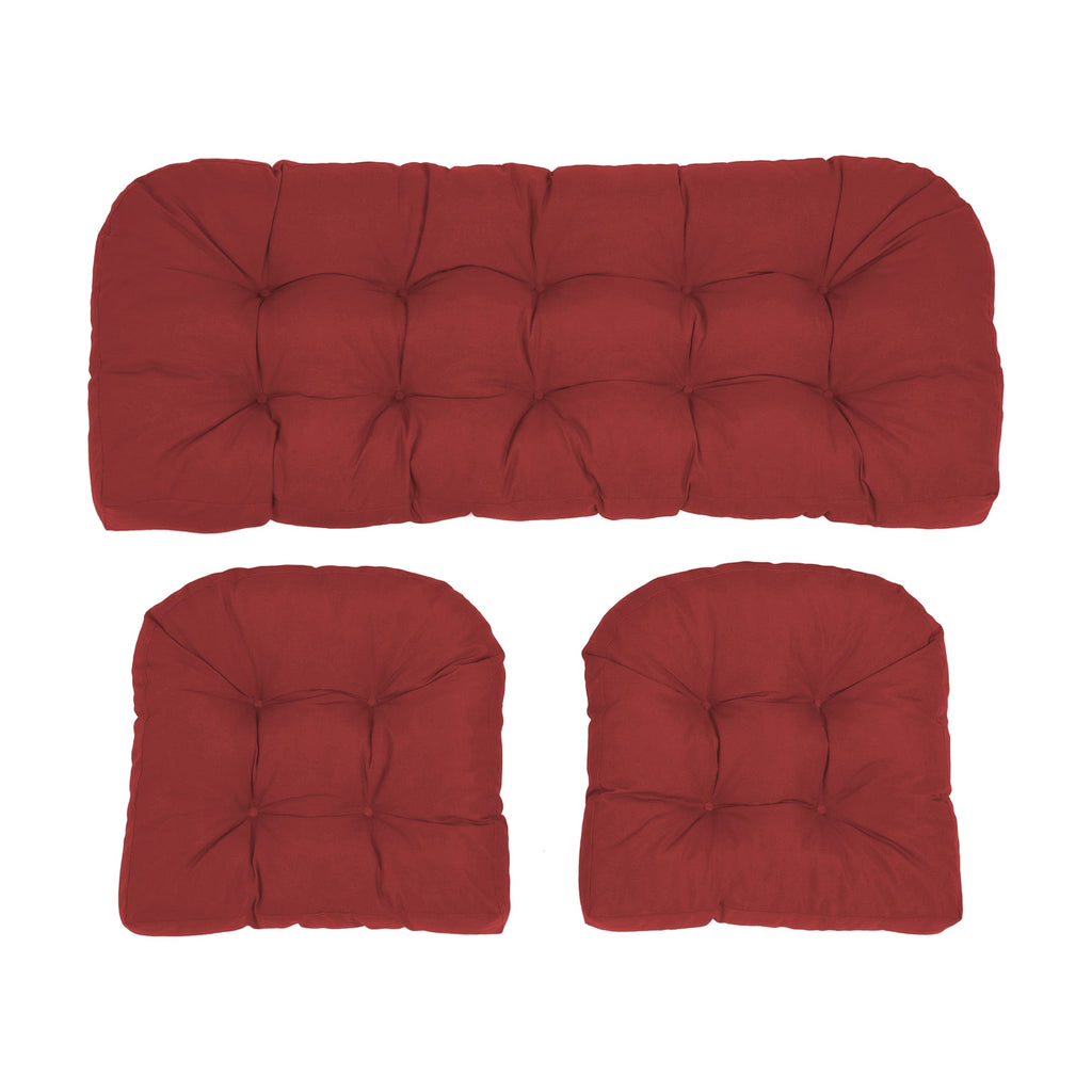 Wicker Chair Cushions Set of 3
