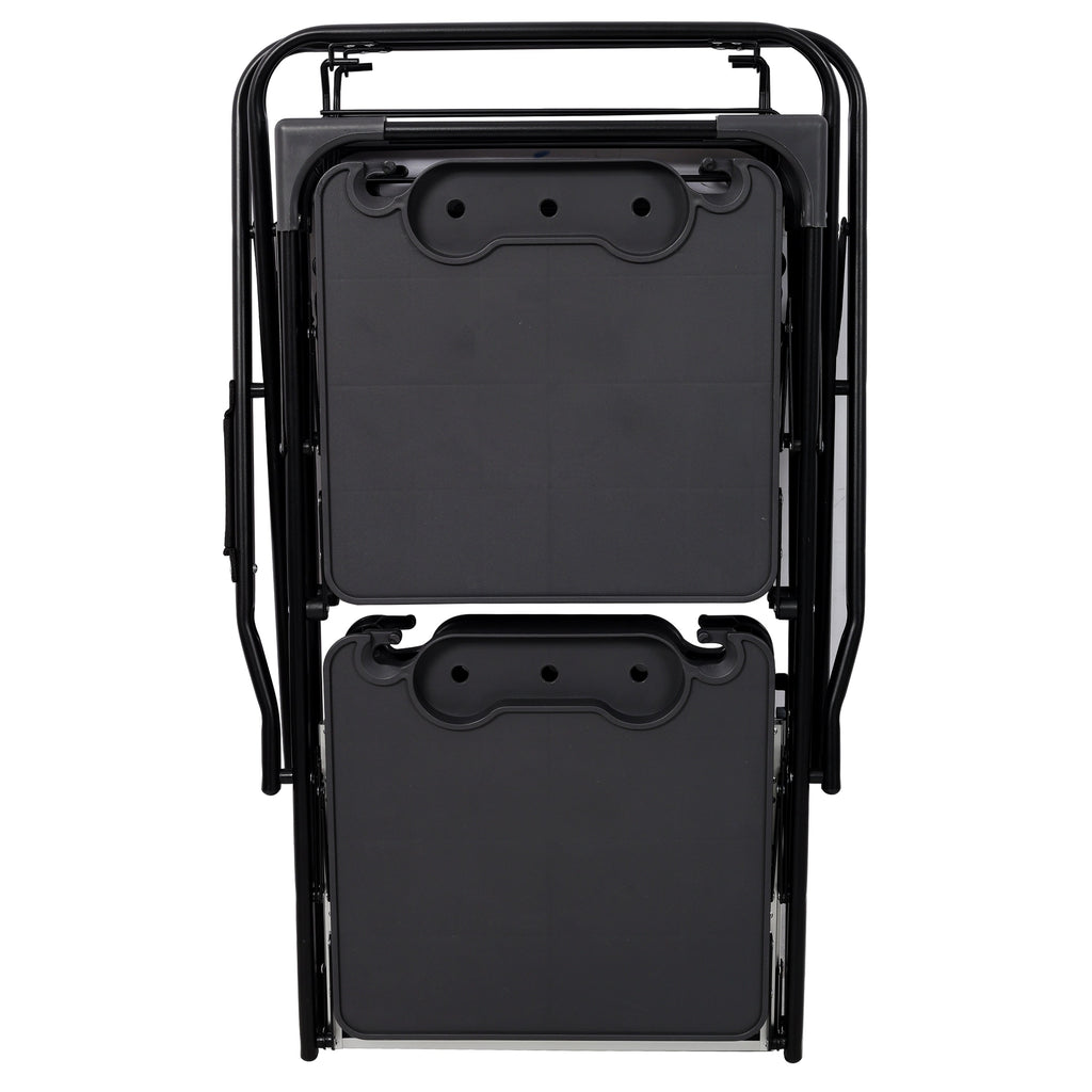 Folding Camping Kitchen Table - Portable Outdoor Cooking Station