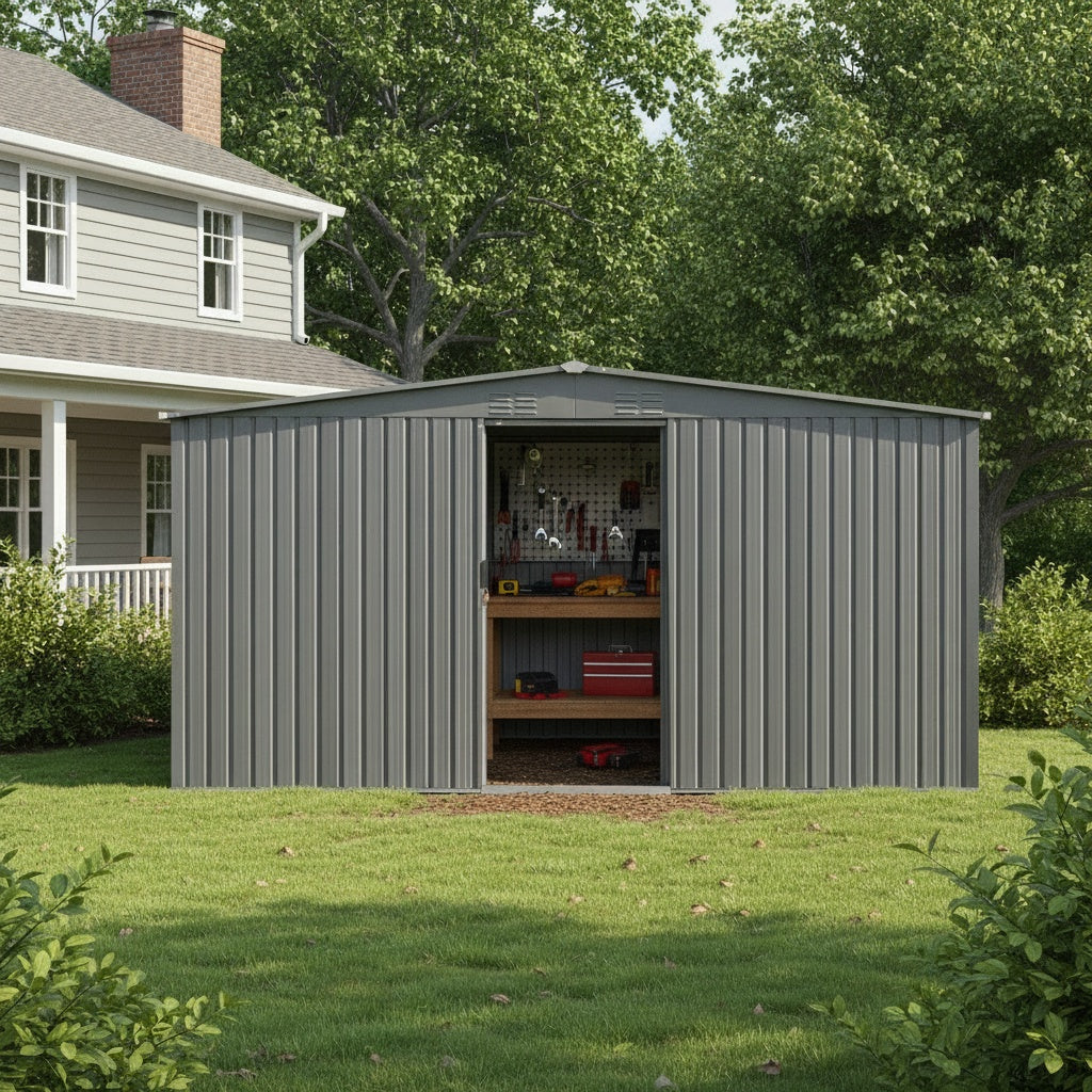 13×11ft New Outdoor Storage Shed