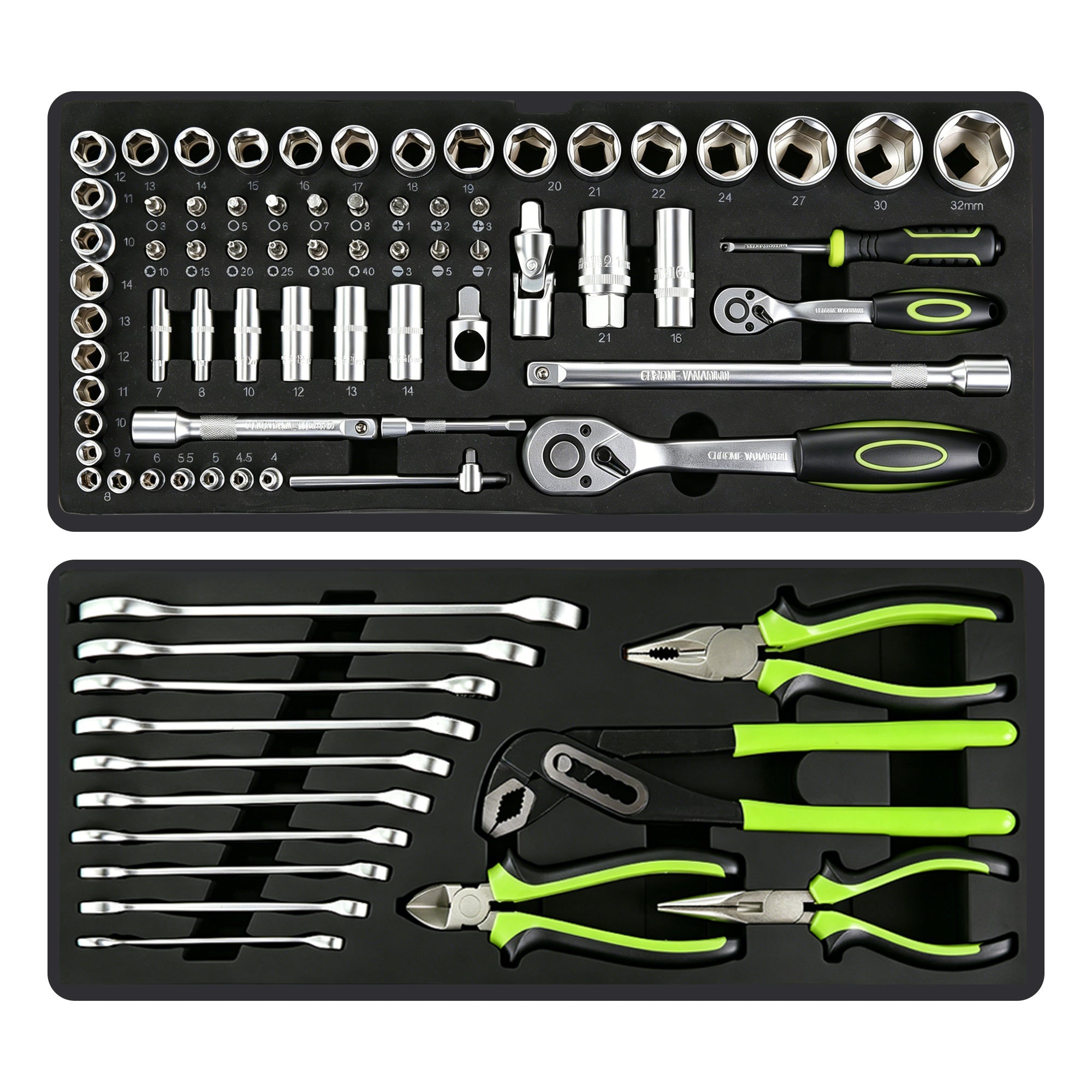 465-Piece Mechanics Tool Set with 3-Drawer Heavy Duty Metal Box Repair Tool Kit