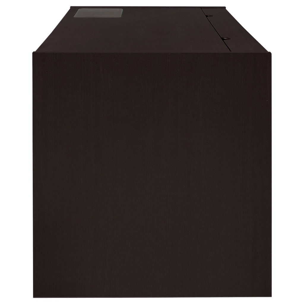 Halston 60-inch 3-drawer Office Computer Desk Cappuccino
