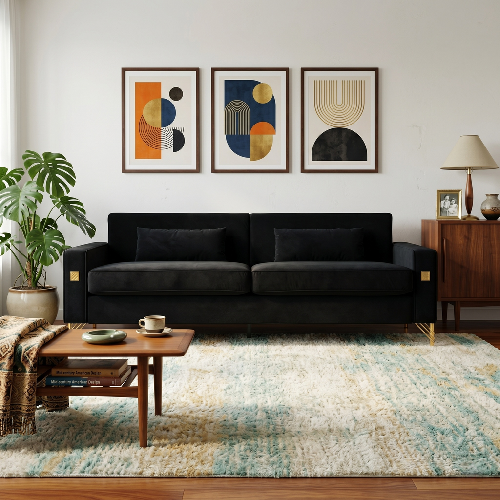 Luxury Velvet Sofa