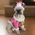 Christmas French Bulldog Statue