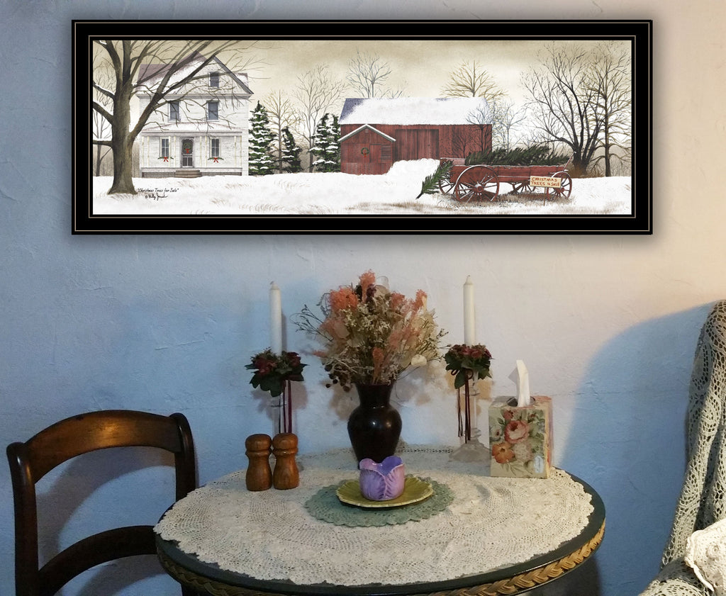 Trendy Decor 4U Christmas Trees for Sale Framed Wall Art