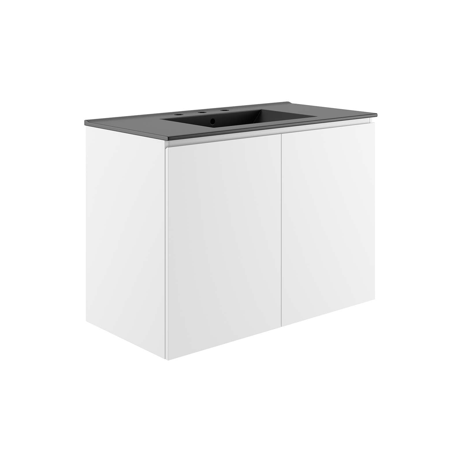 Bryn 36" Wall-Mount Bathroom Vanity by Modway