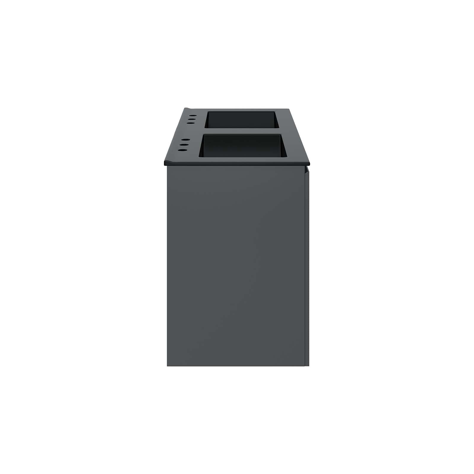 Bryn 48" Wall-Mount Double Sink Bathroom Vanity by Modway