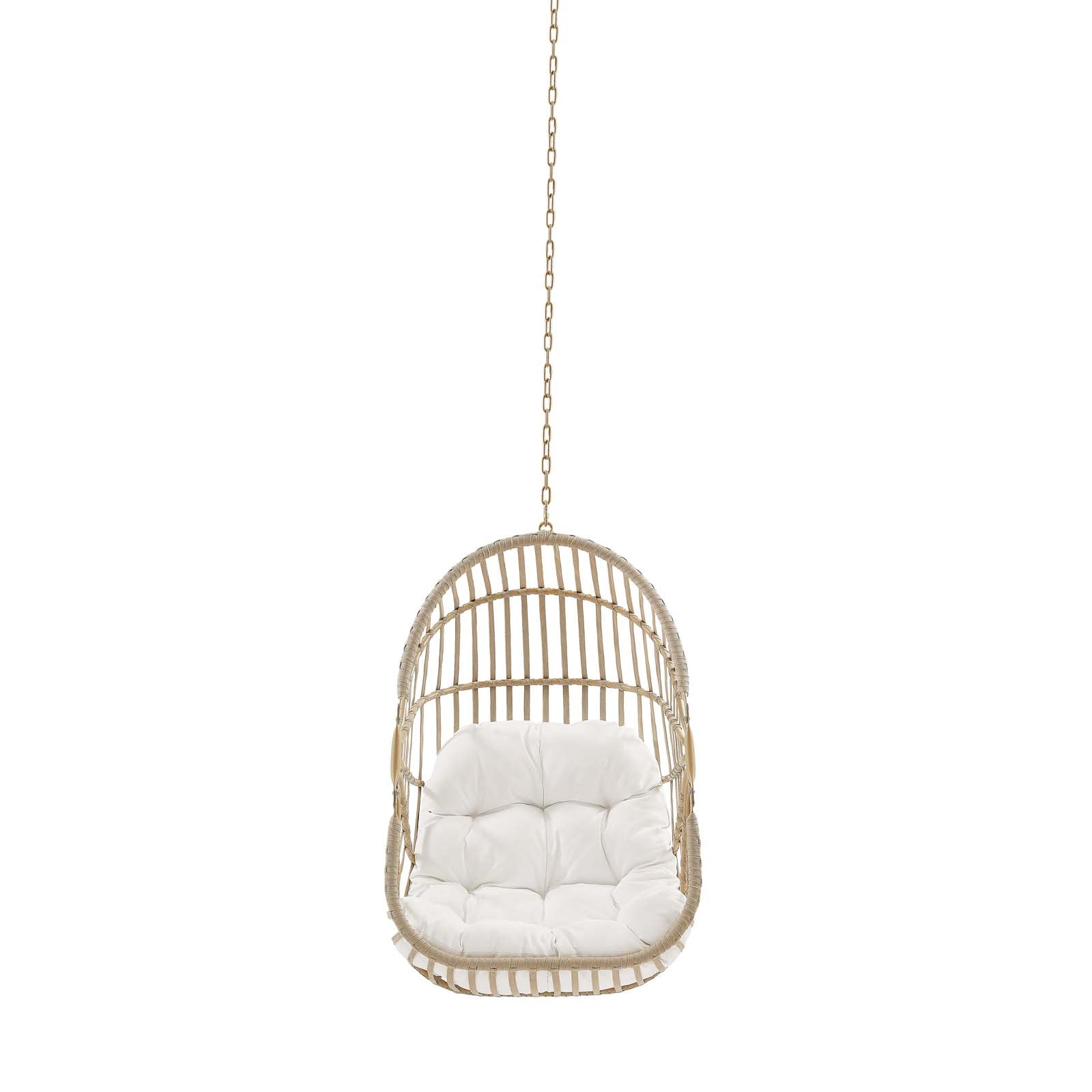 Amalie Wicker Rattan Outdoor Patio Rattan Swing Chair without Stand by Modway
