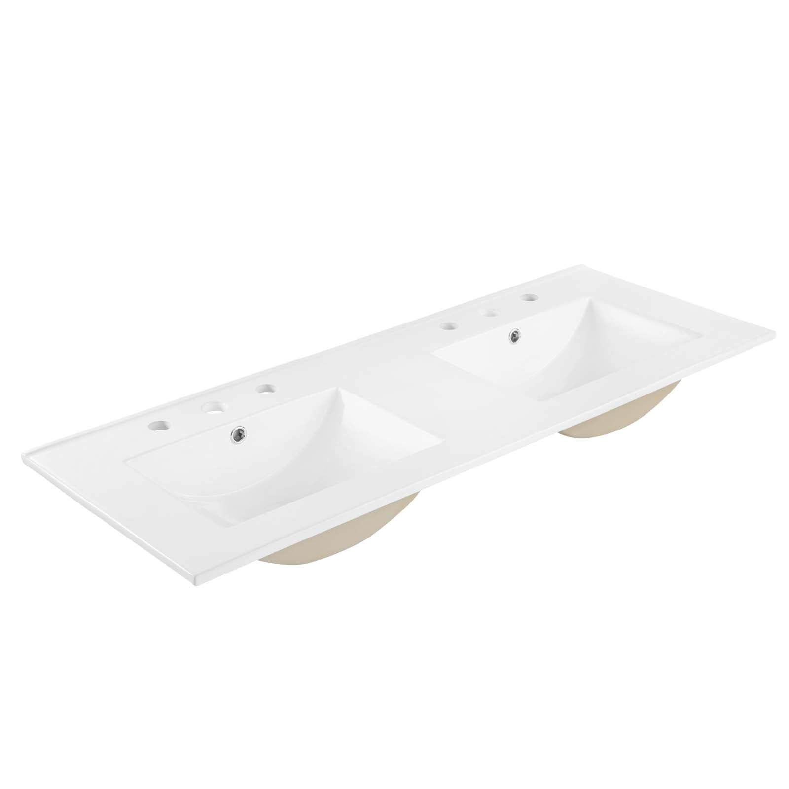 Alchemist 48" Double Sink Bathroom Vanity by Modway
