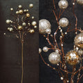Platinum Ball Twig Branch (Pack of 4)