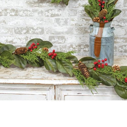 Yuletide Magnolia Garland 5ft