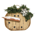 Hanging Lath Snowgirl Head