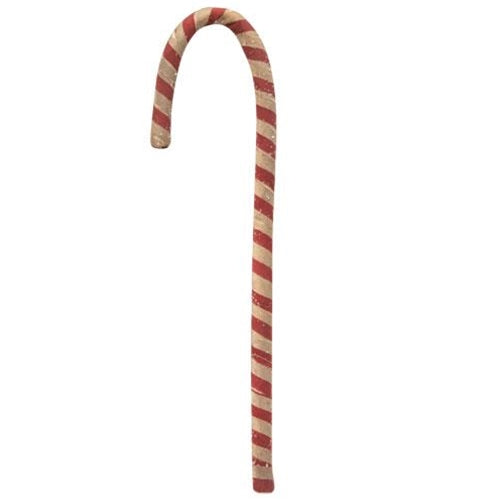 Antique Sparkle Candy Cane 9"  (Pack of 4)