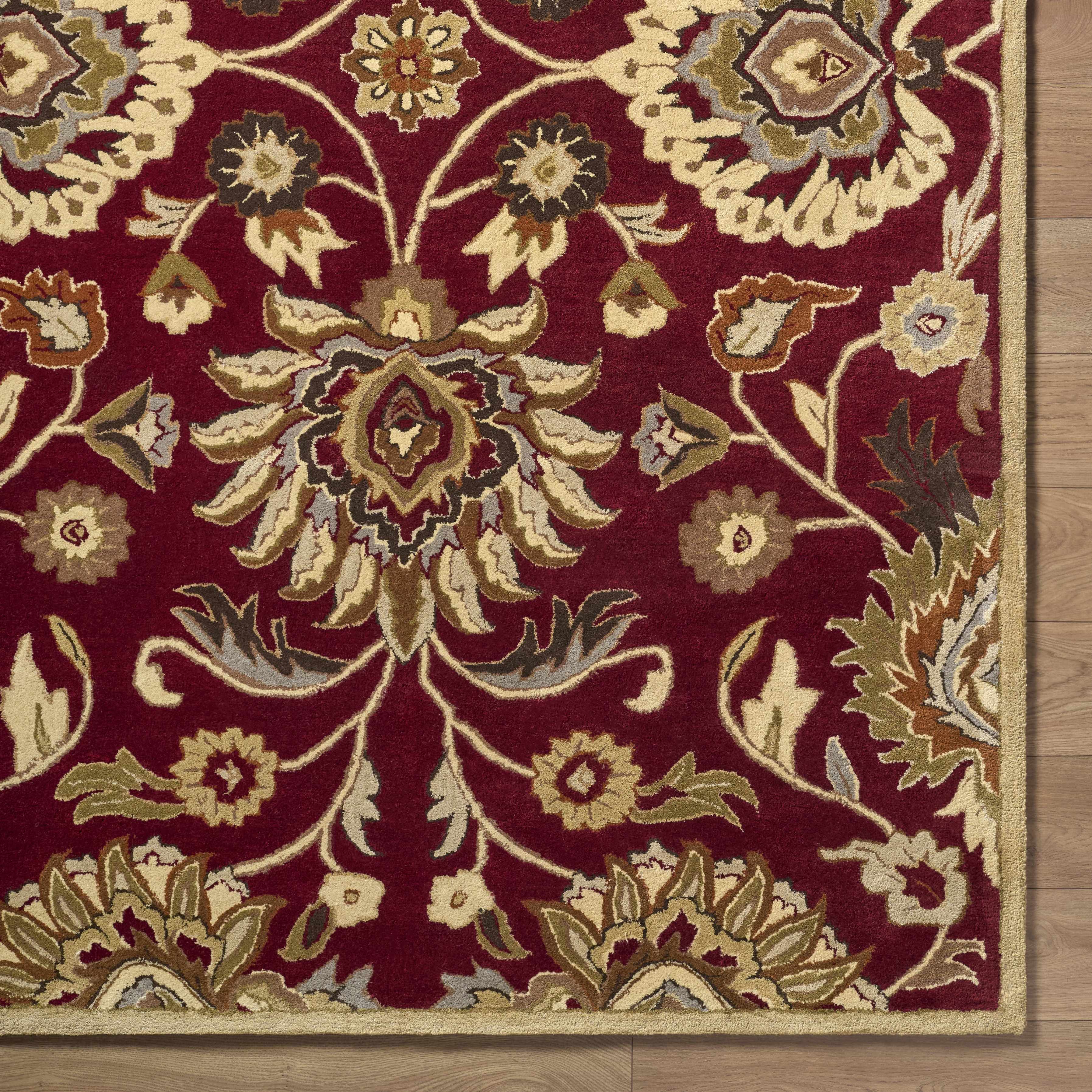 Conesus Red 1061 Hand Tufted Wool Rug