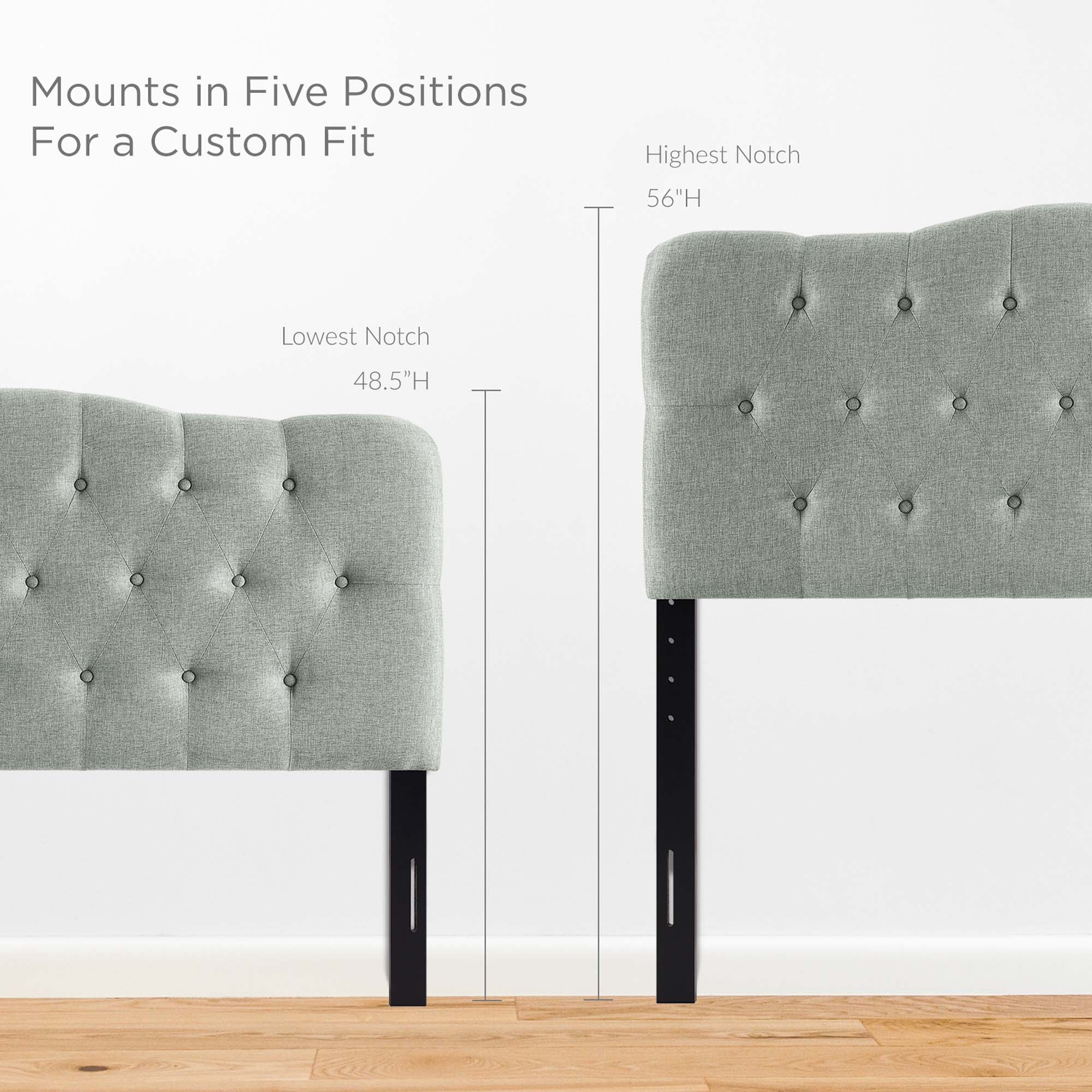 Annabel Upholstered Fabric Queen Headboard by Modway