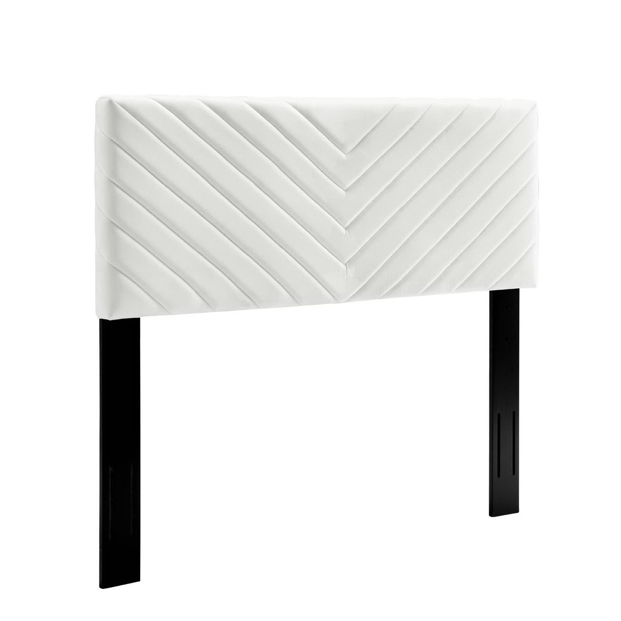 Alyson Angular Channel Tufted Performance Velvet Full/Queen Headboard by Modway