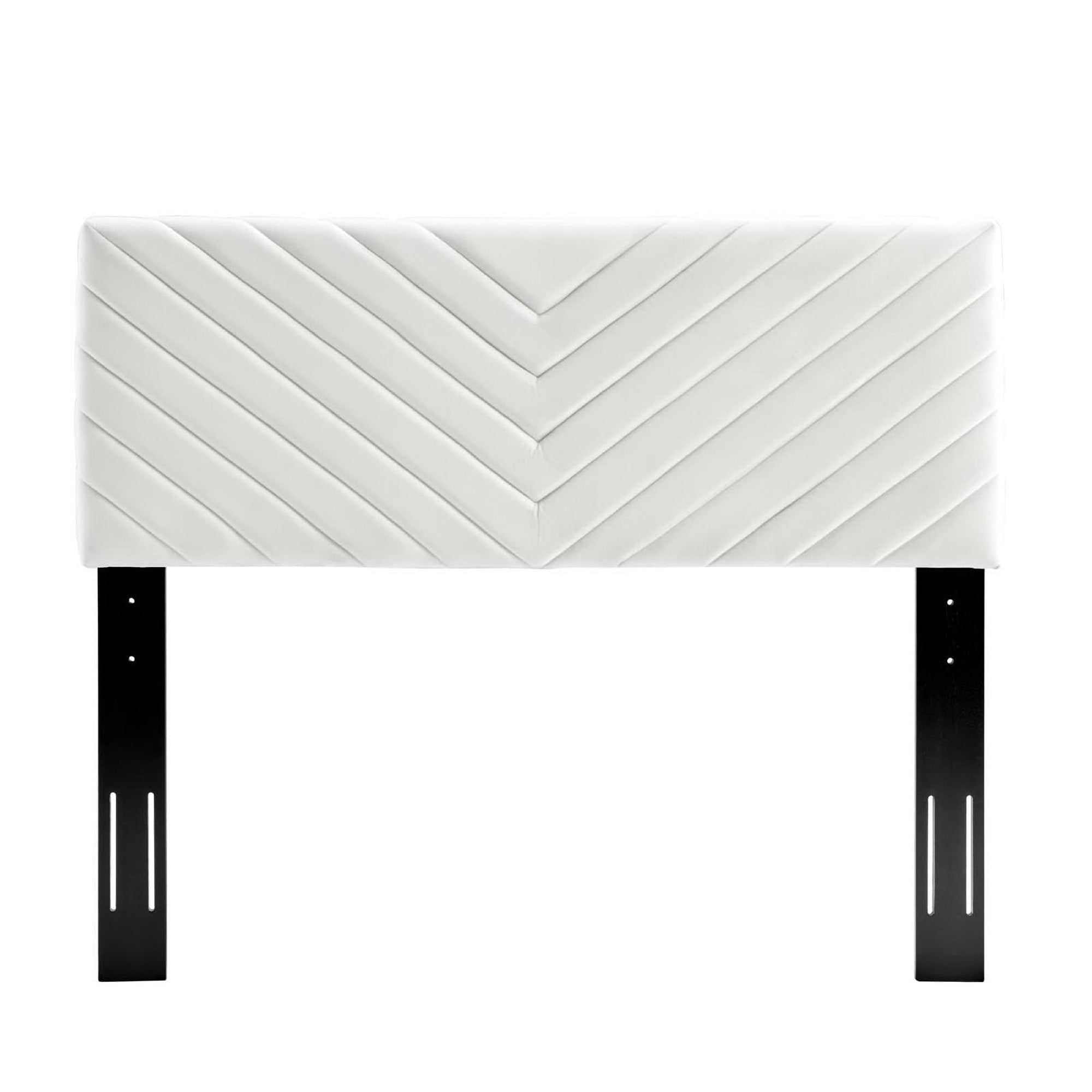 Alyson Angular Channel Tufted Performance Velvet Full/Queen Headboard by Modway