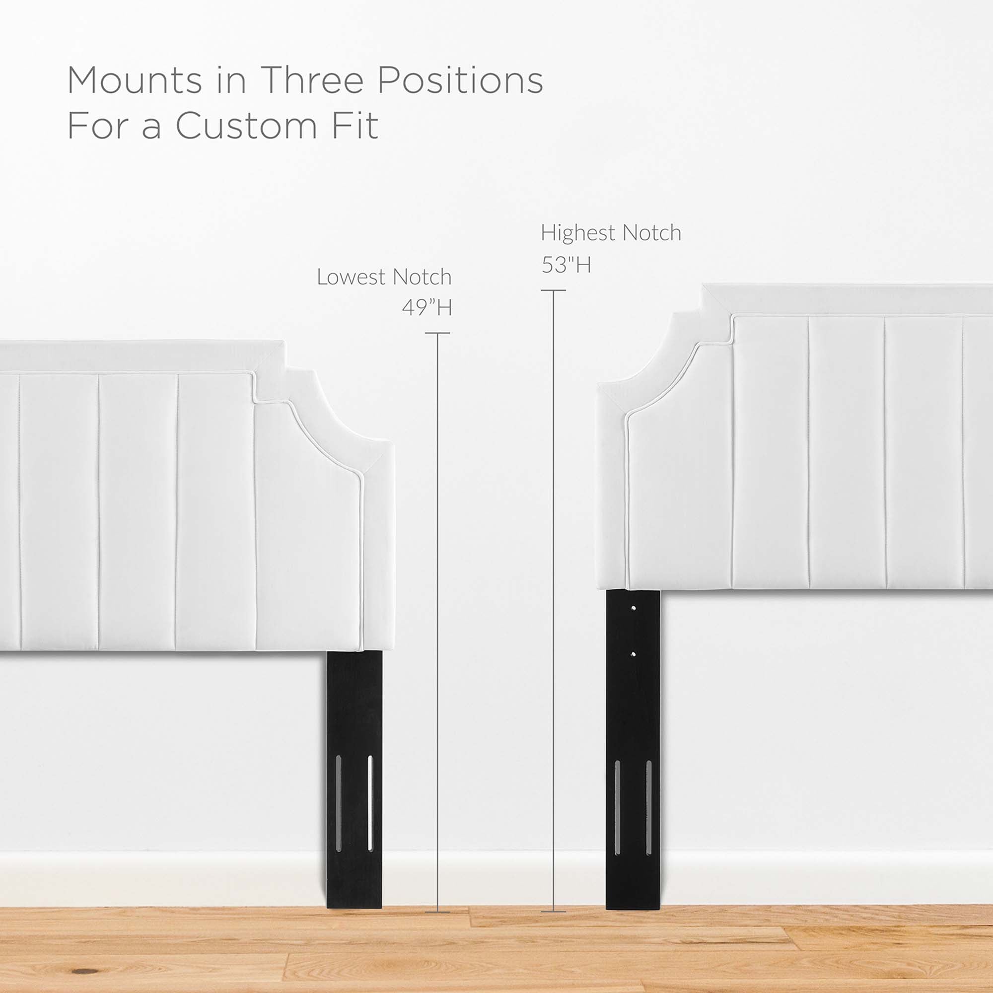 Alyona Channel Tufted Performance Velvet King/California King Headboard by Modway