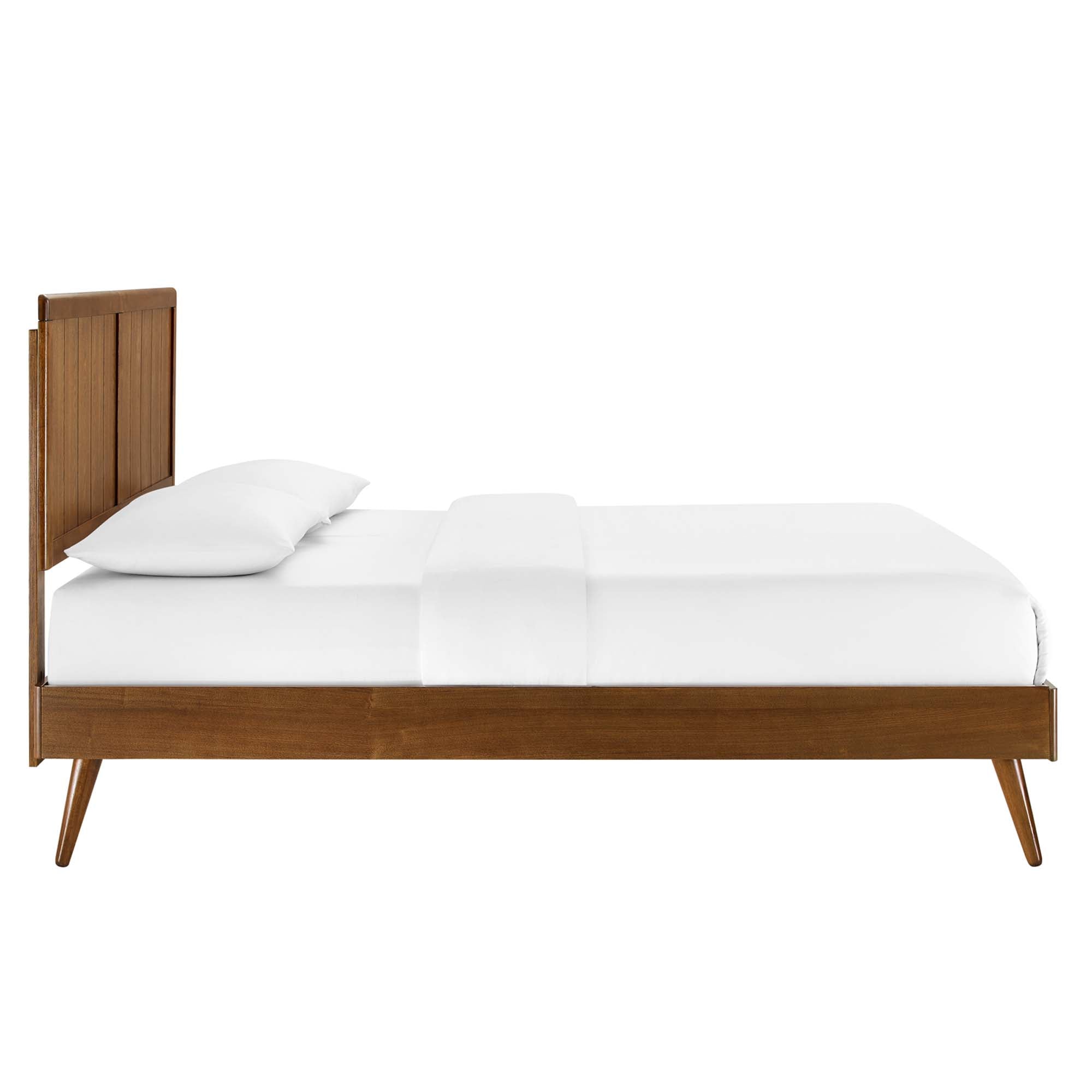 Alana Wood Full Platform Bed with Splayed Legs by Modway