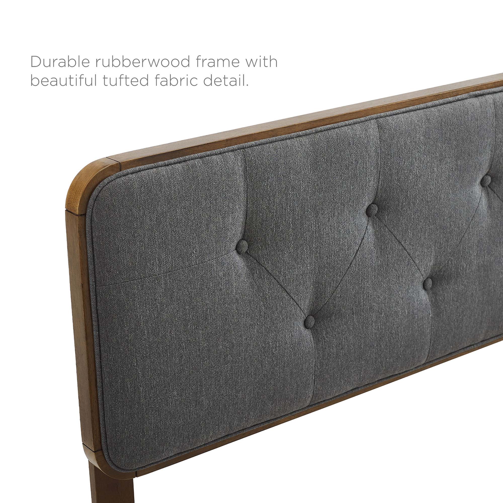 Bridgette Wood Full Platform Bed with Angular Frame by Modway