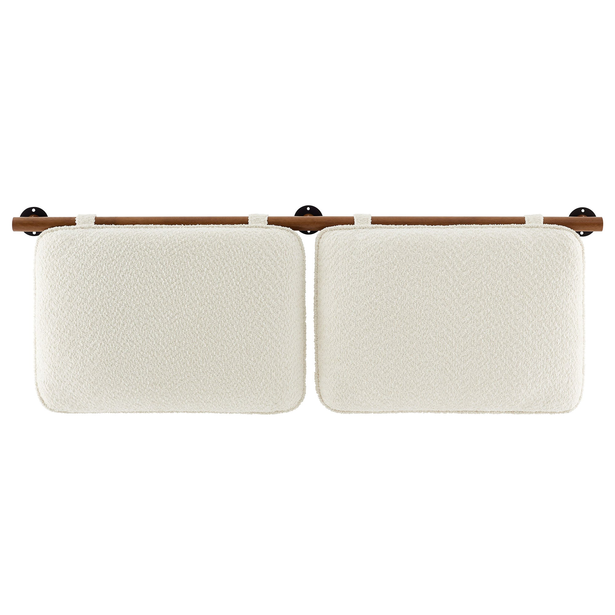 Anela Wall-Mounted Chenille Upholstered Queen Headboard by Modway