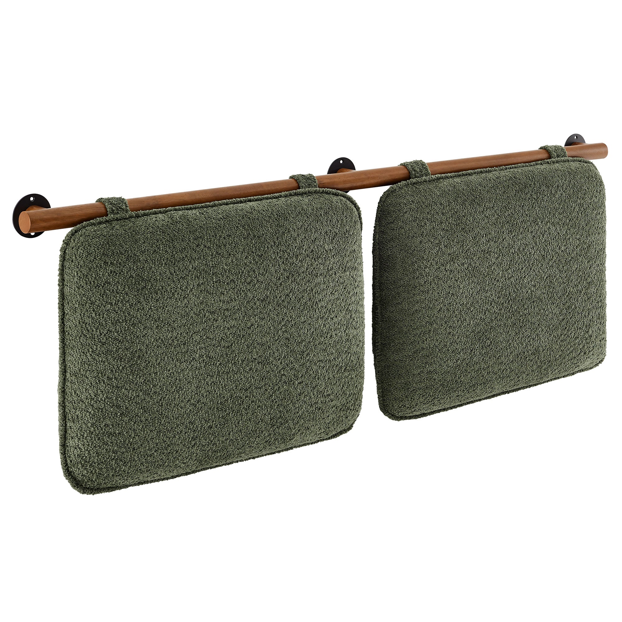 Anela Wall-Mounted Chenille Upholstered Queen Headboard by Modway