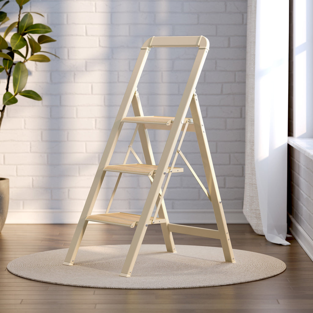3 Step Ladder Folding Step Stool for Adults