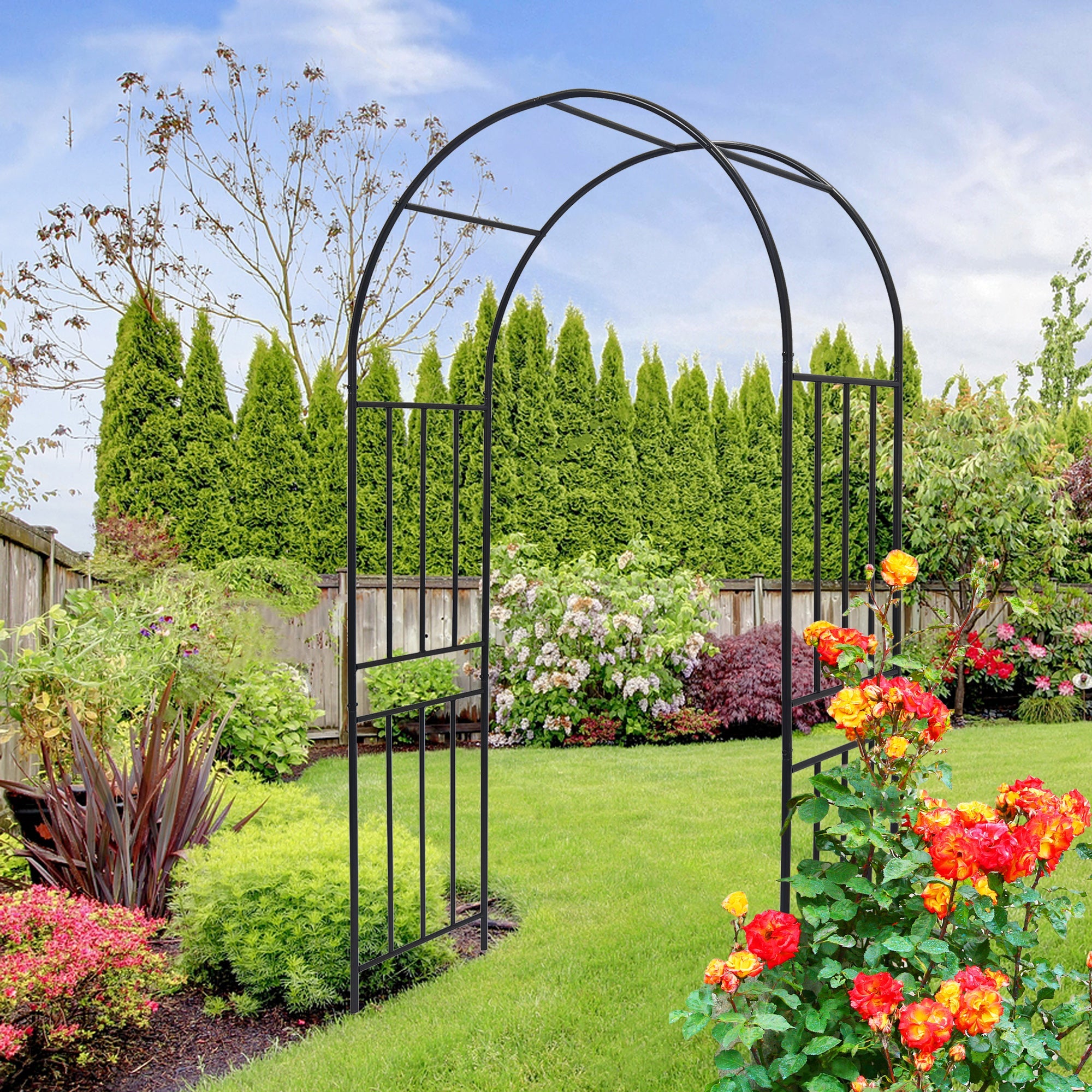 Metal Garden Arch for Climbing Plants