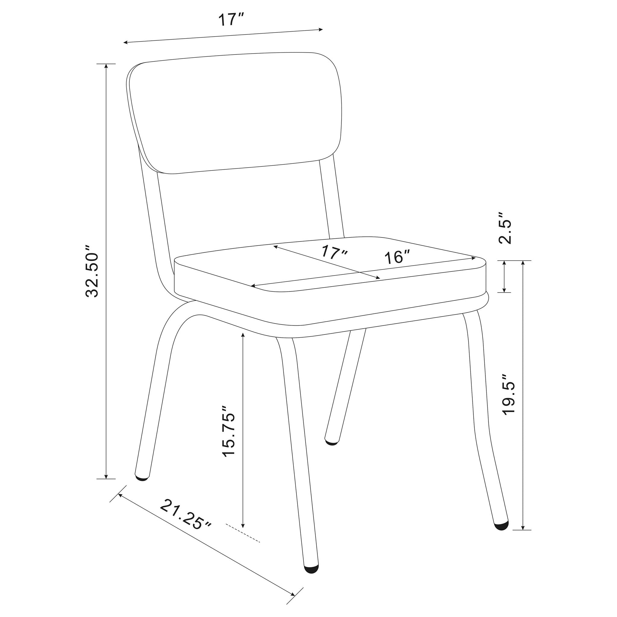 Midge - Oval Dining Table Set
