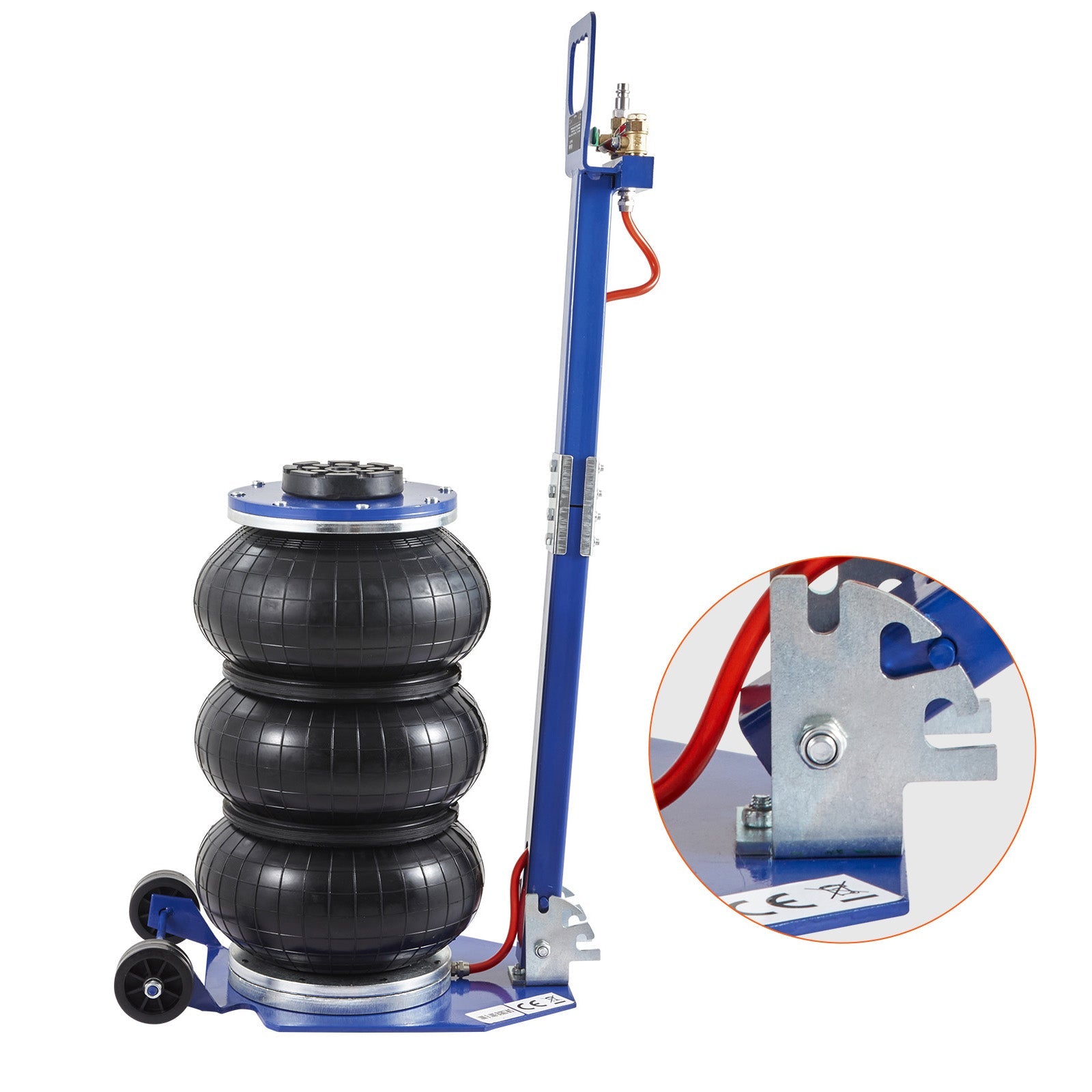 Air Jack, 3 Ton/6600 lbs Triple Bag Air Jack