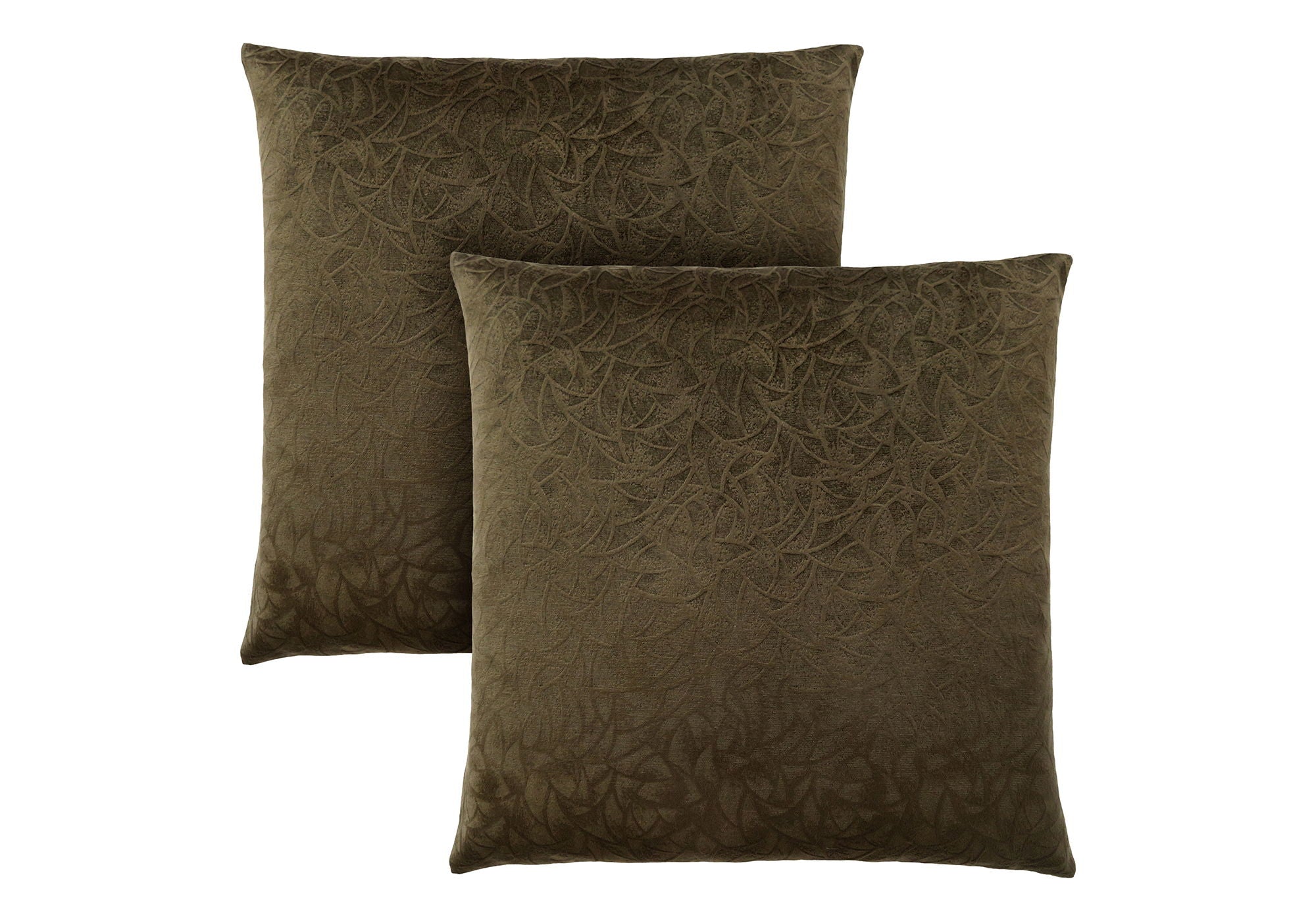 Square Decorative Throw Pillows with Hypoallergenic Insert