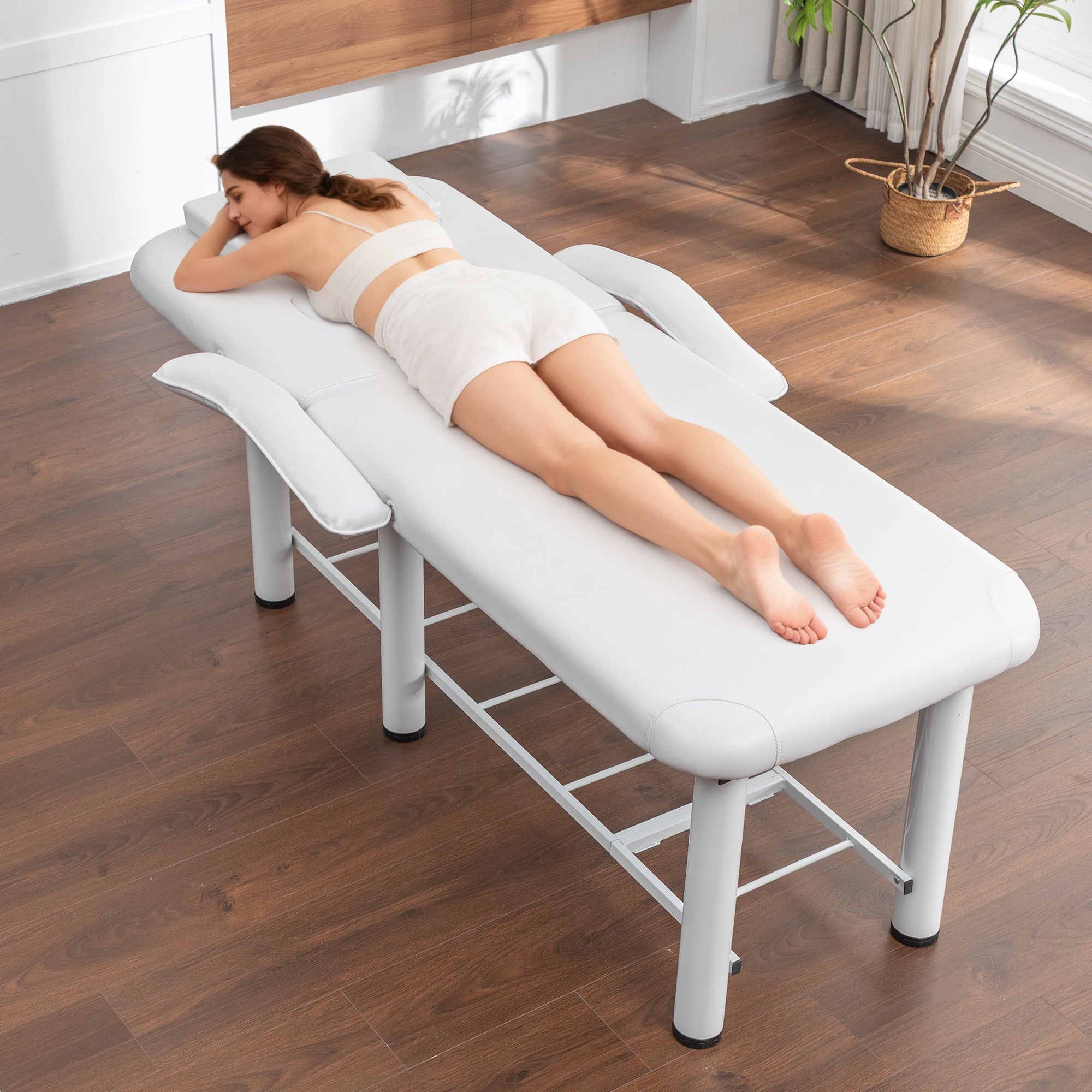 Professional Beauty Bed with Removable Headrest